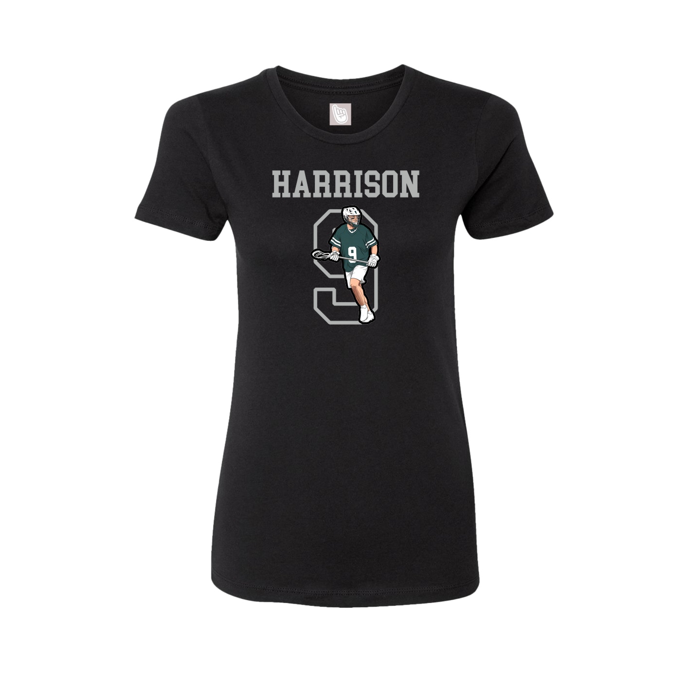 Fitted Women's Tee — Shirsey in Black