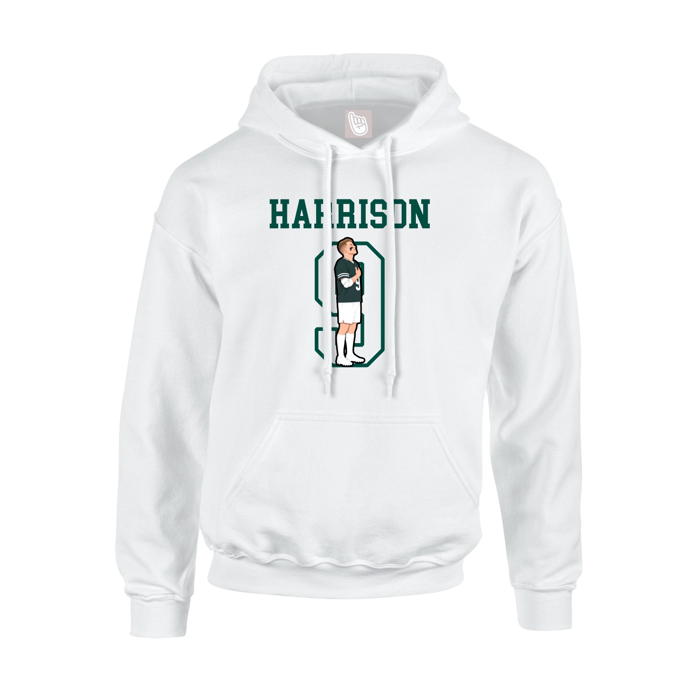 Youth Hoodie — Shirsey in White
