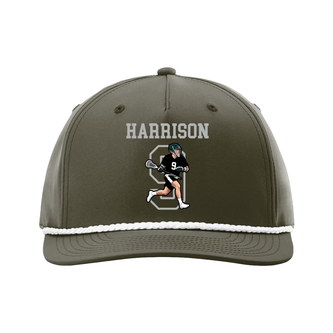 Five-Panel Classic Rope Cap — Shirsey in Green