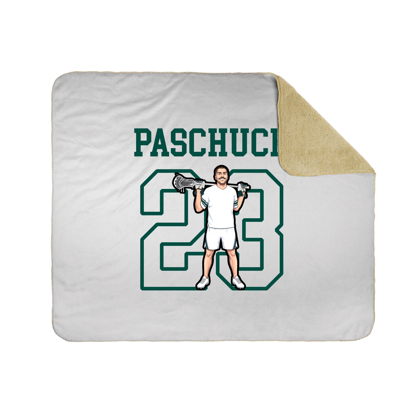 Throw Blanket — Shirsey in White
