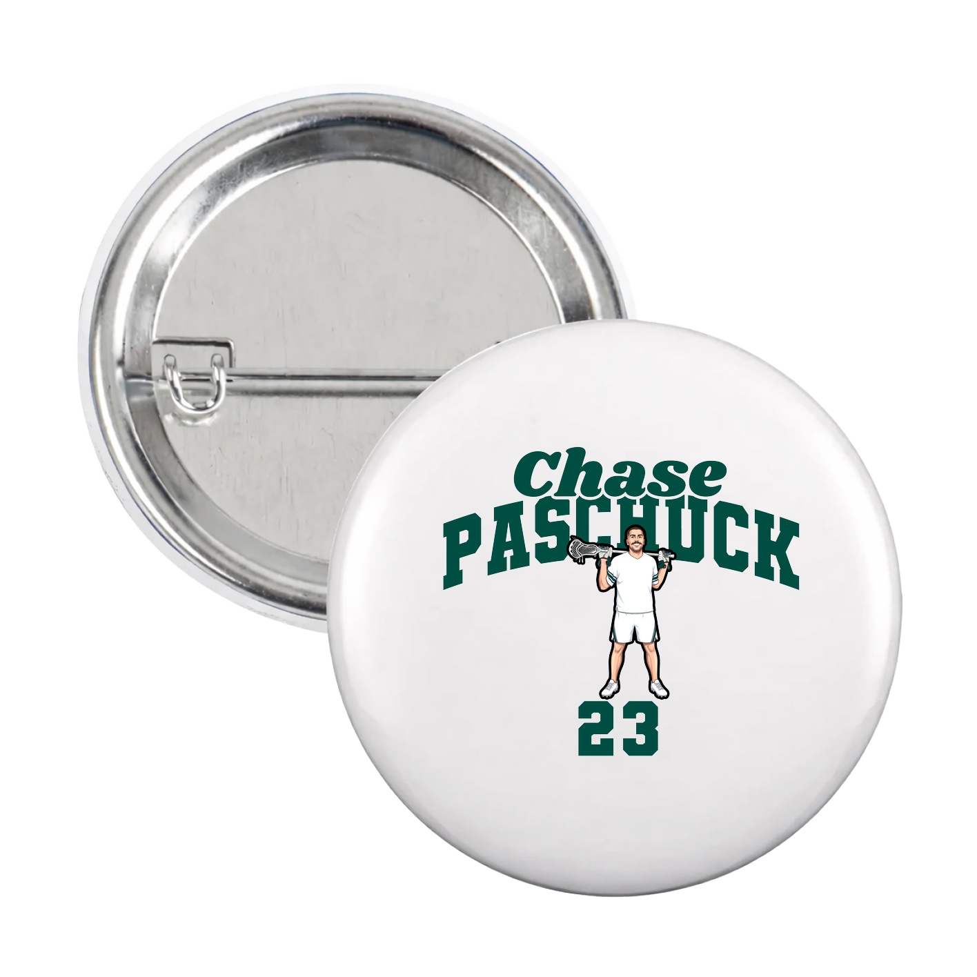 Game Day Button — Signature Arch in White