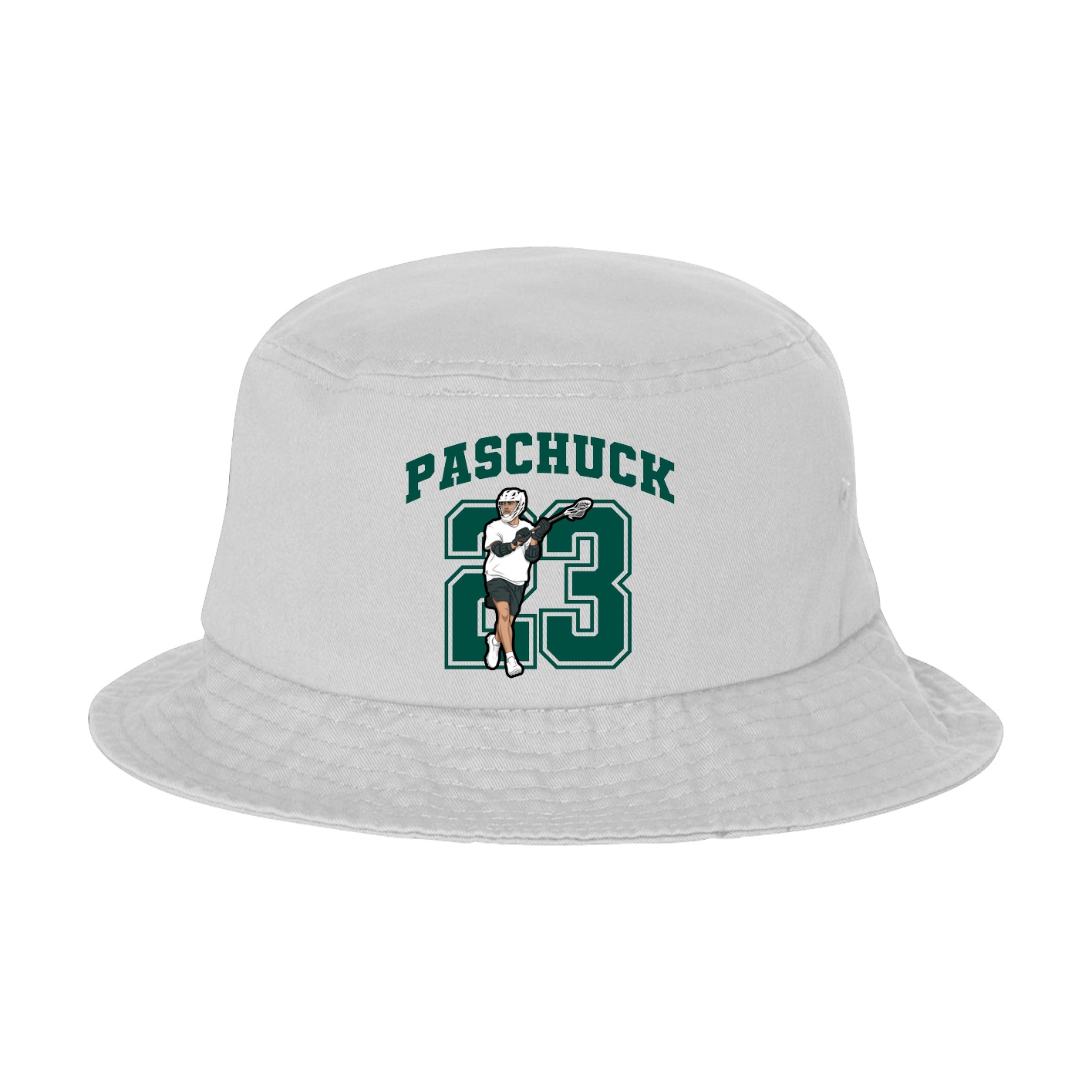 Bucket Cap — Number in White