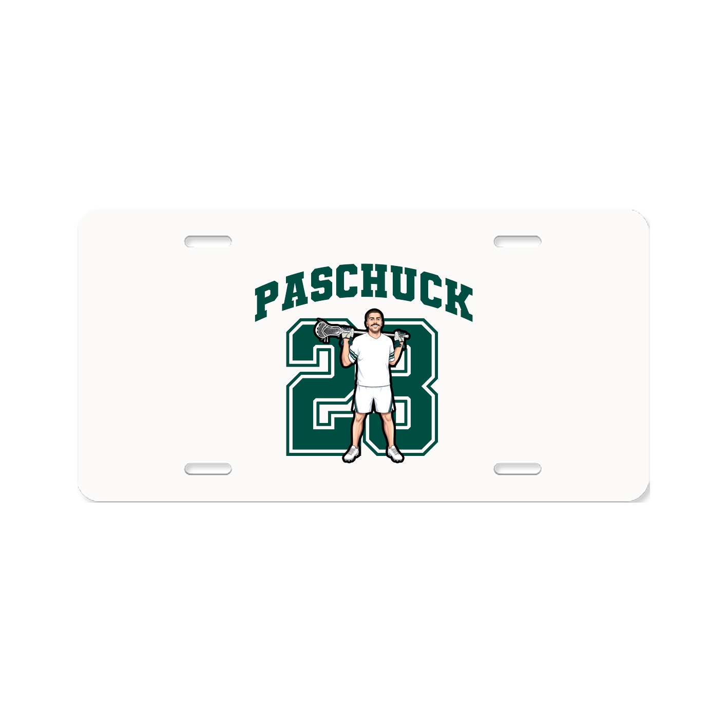 License Plate — Number in Classic