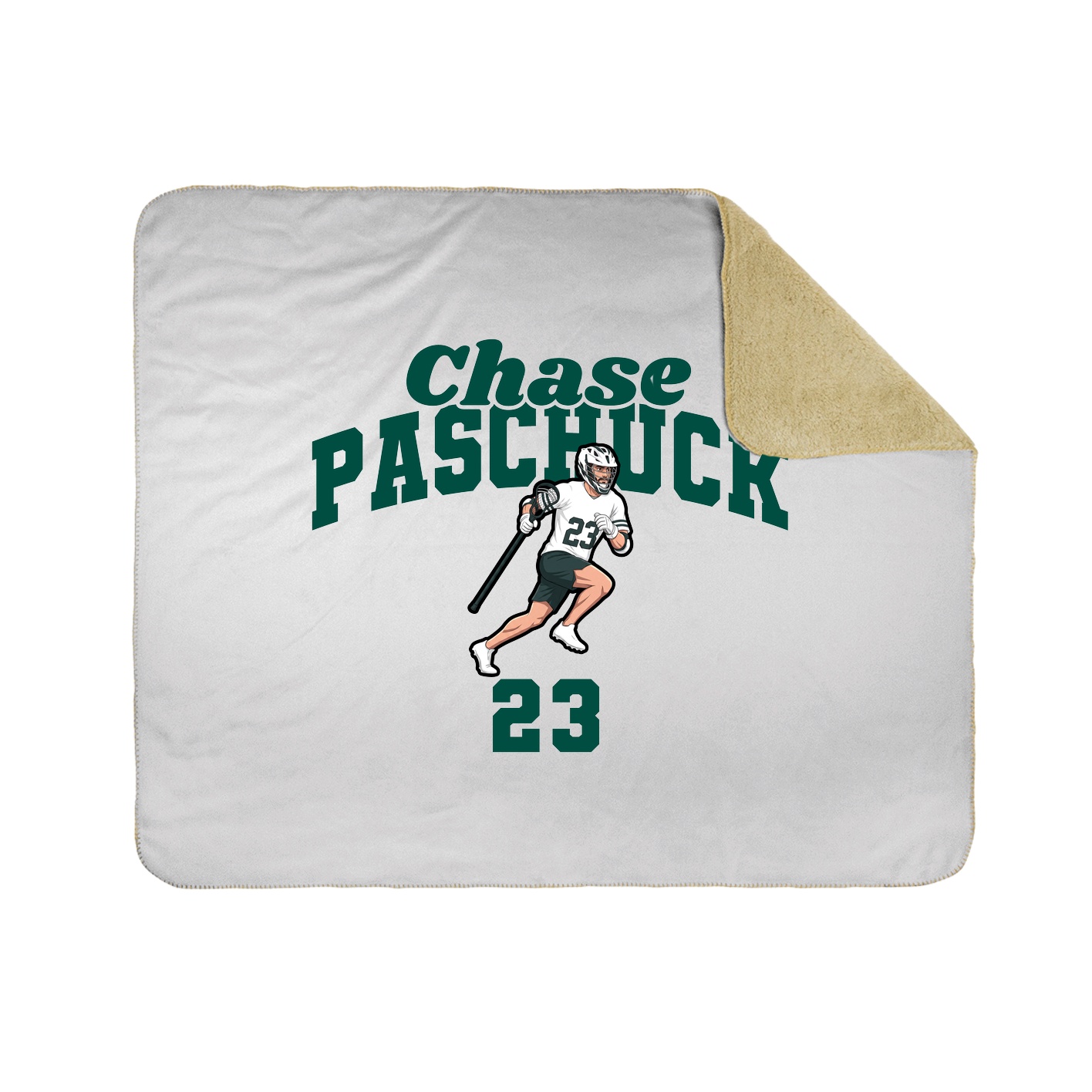 Throw Blanket — Signature Arch in White