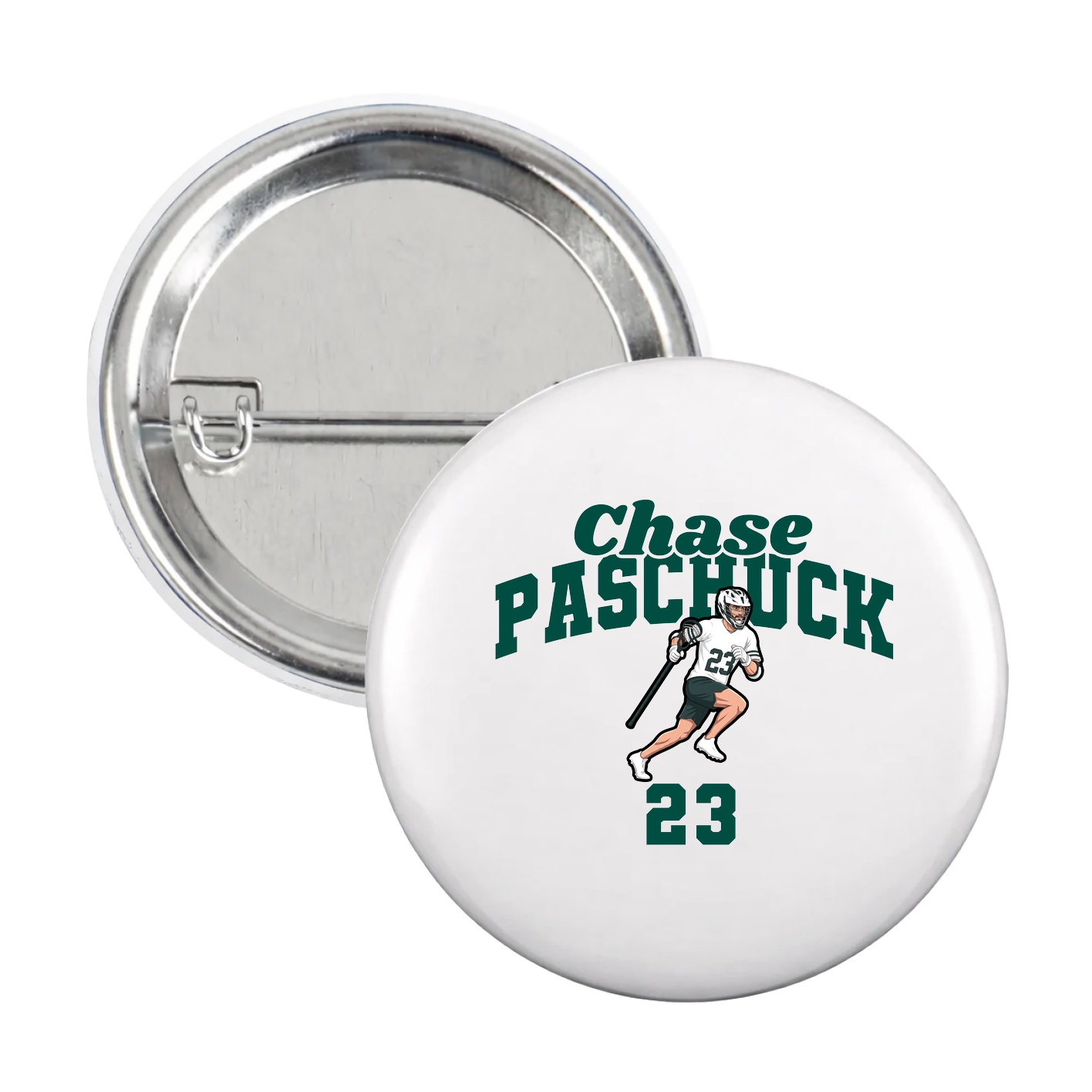 Game Day Button — Signature Arch in White