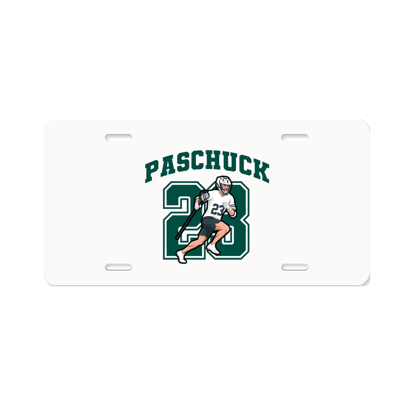 License Plate — Number in Classic