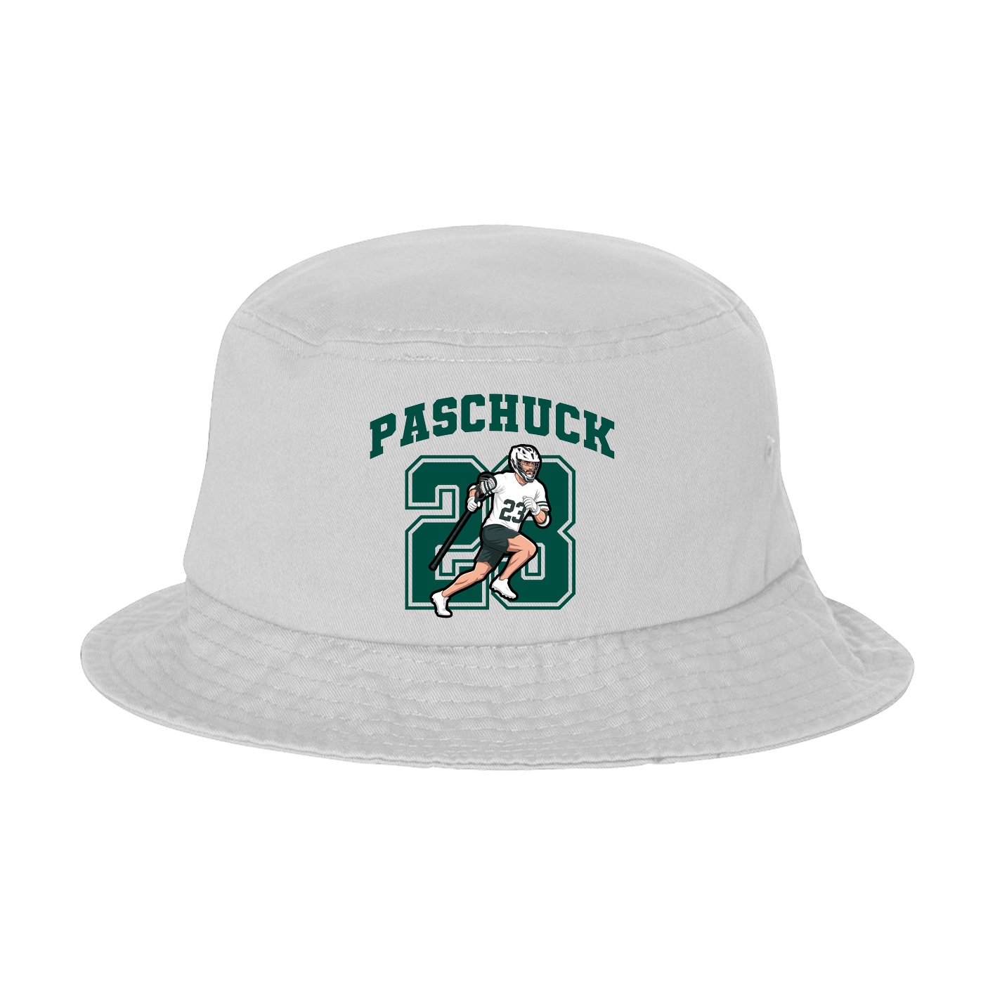 Bucket Cap — Number in White