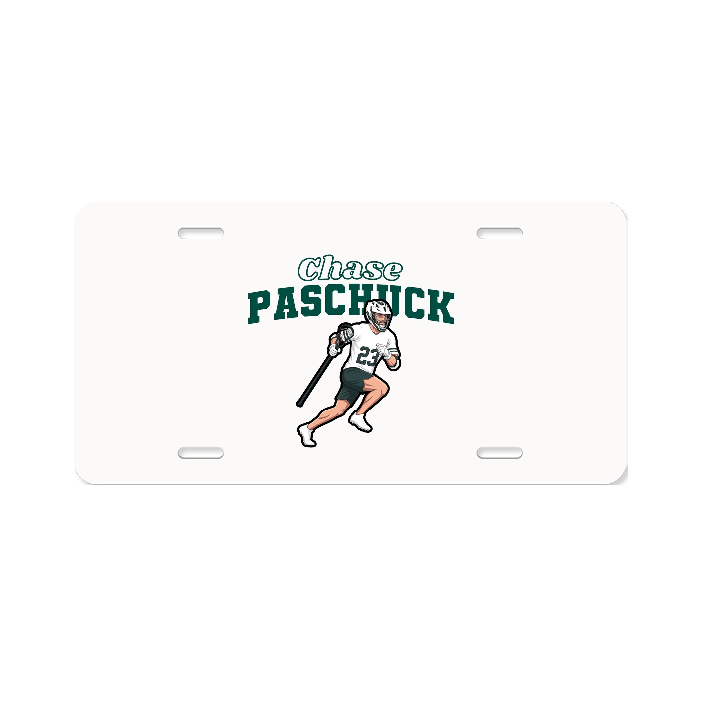 License Plate — Name Arch in Classic