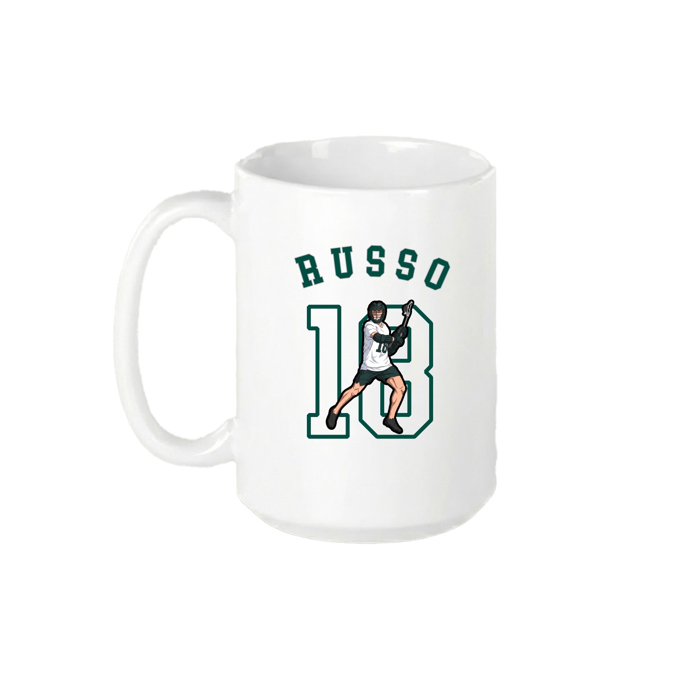 15oz Coffee Mug — Shirsey Arch in White