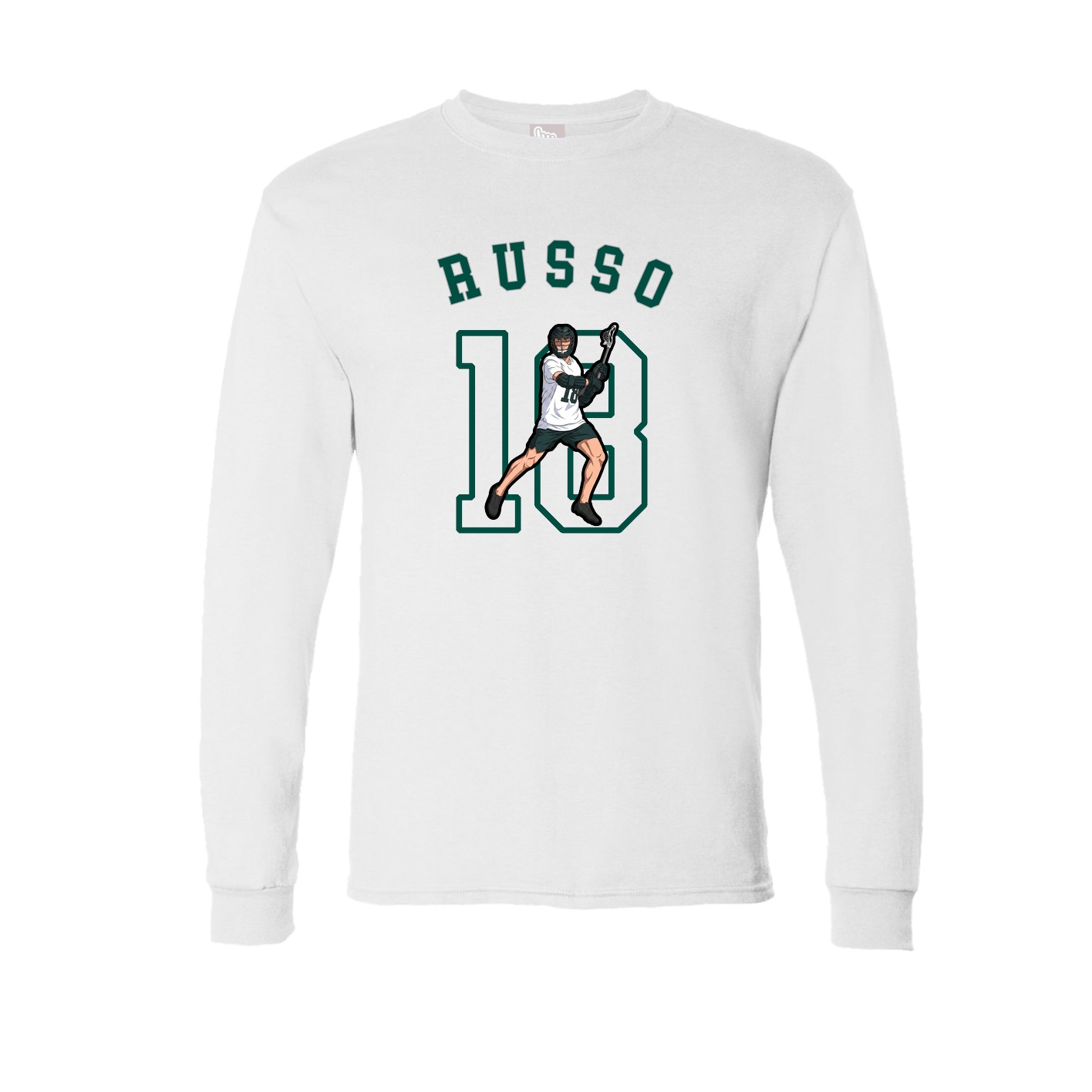 Long Sleeve Tee — Shirsey Arch in White