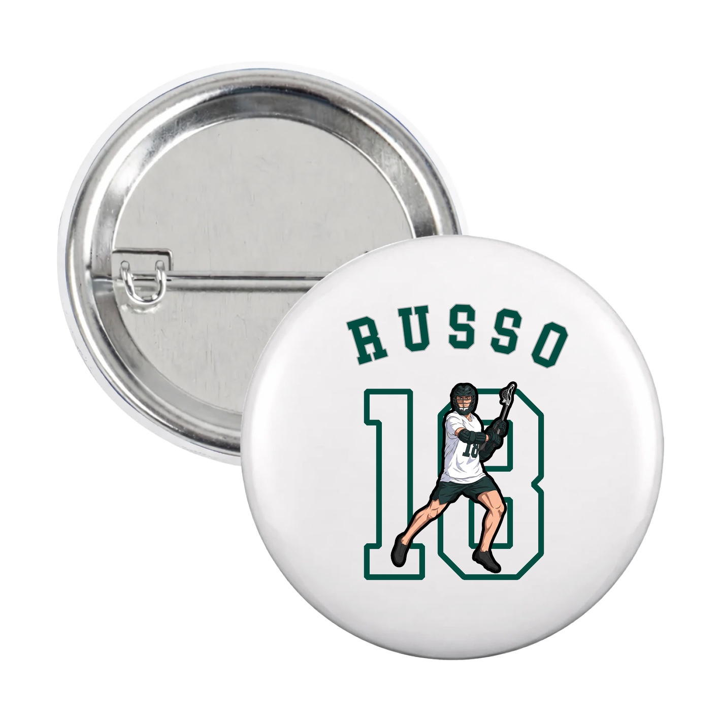 Game Day Button — Shirsey Arch in White