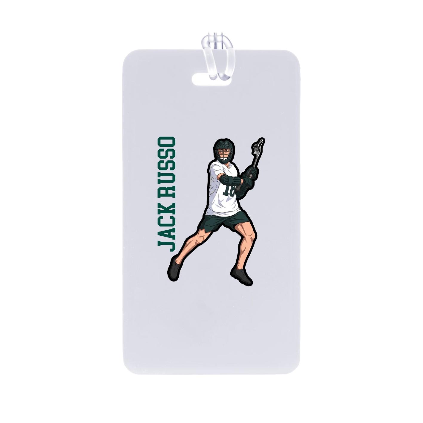 Bag Tag — Name Vertical in Classic