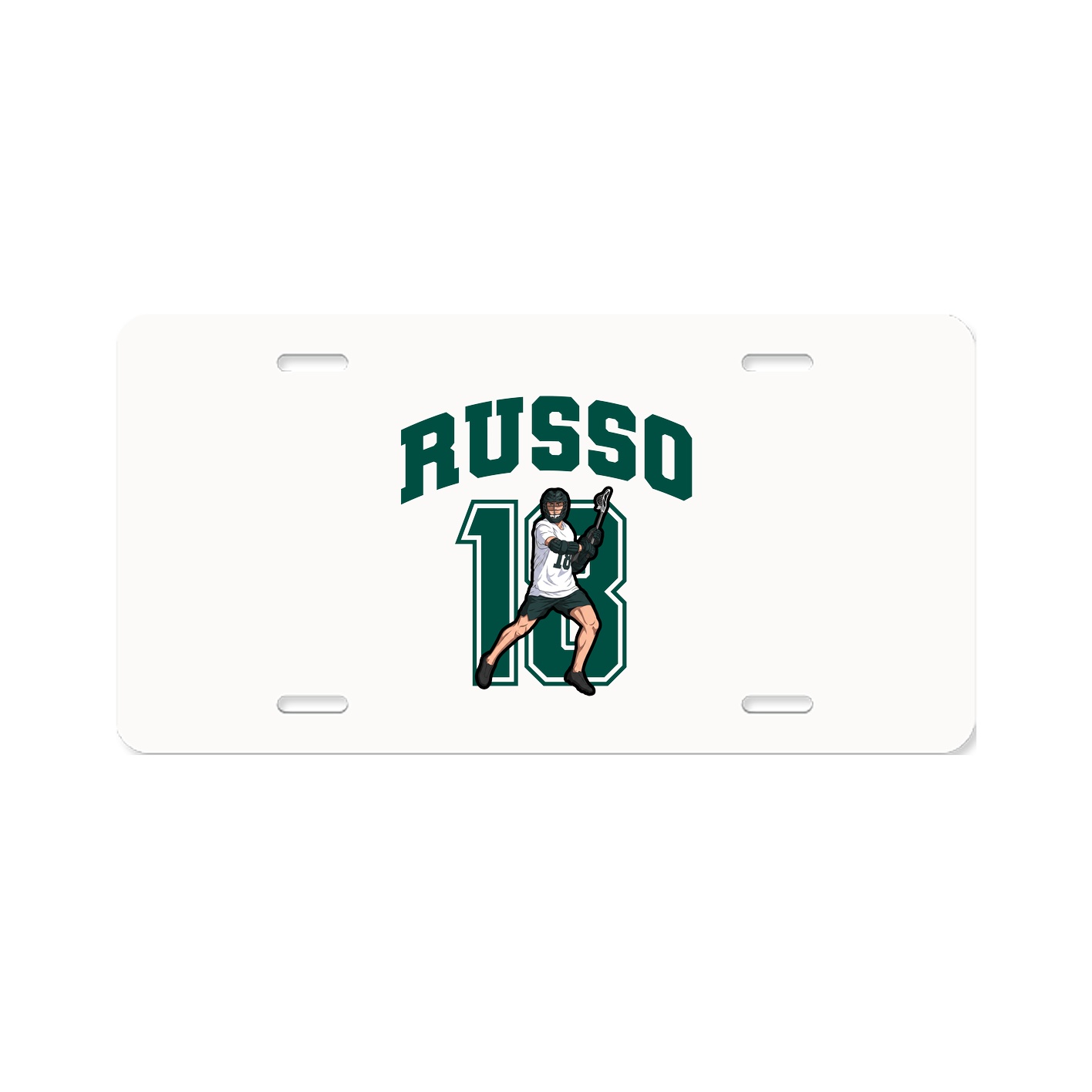 License Plate — Number in Classic