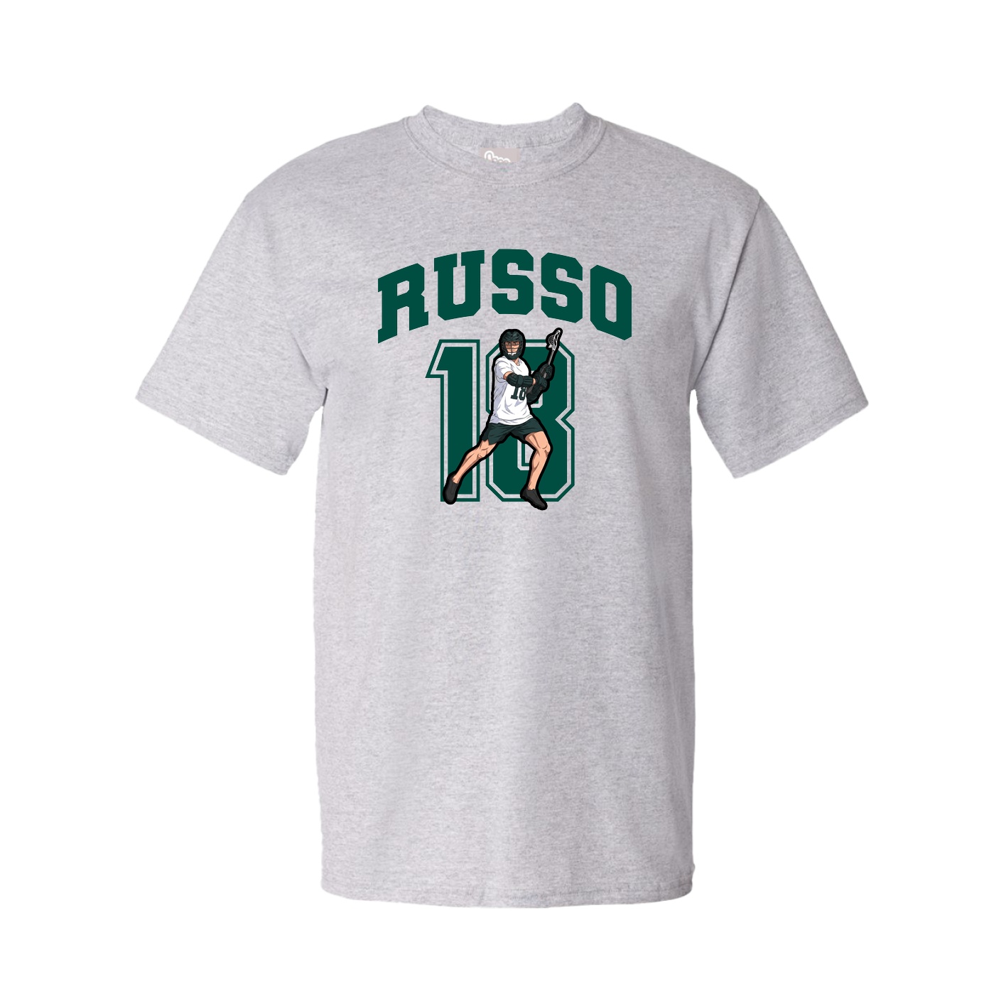 Youth Tee — Number in Grey