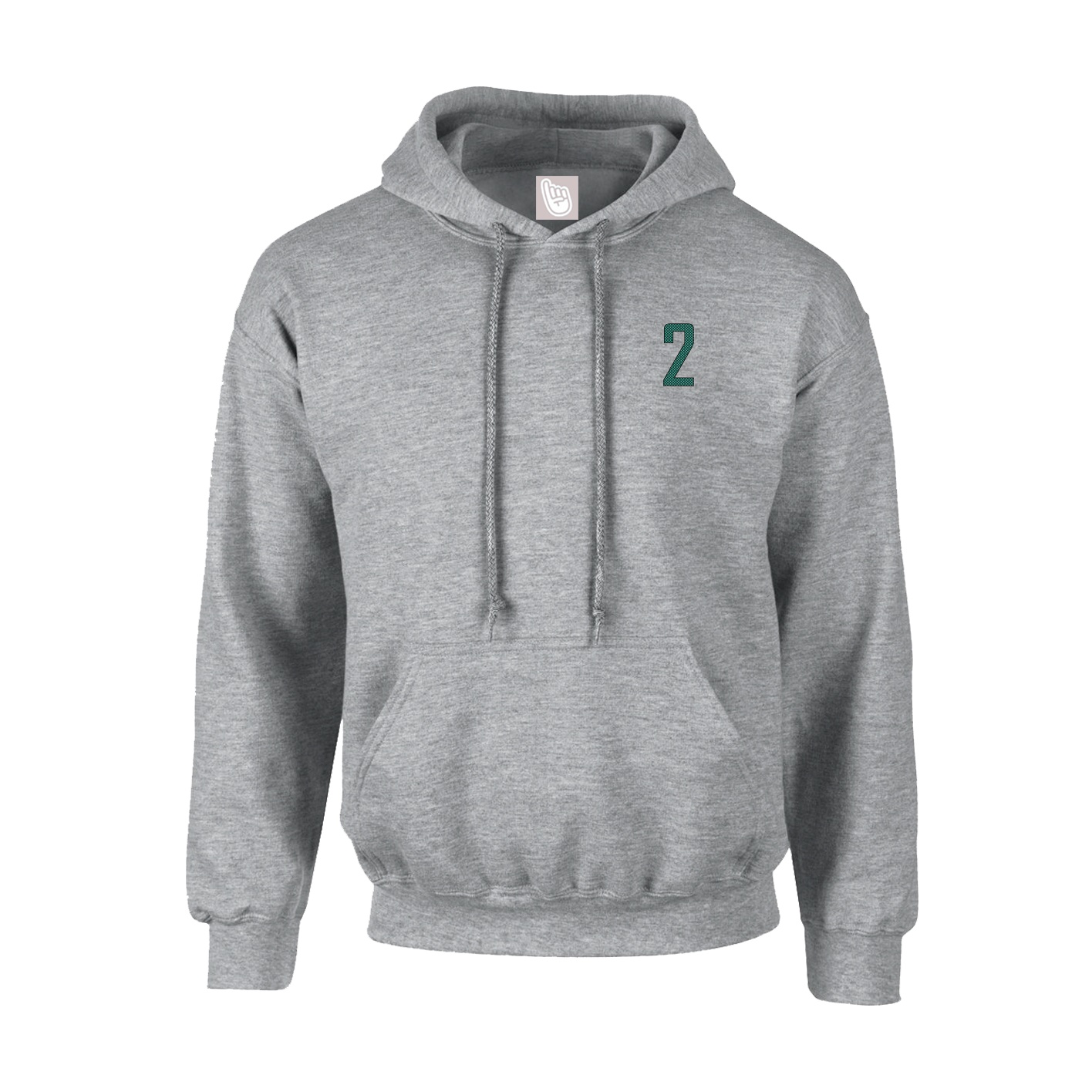 Youth Hoodie — Front Shirsy in Grey