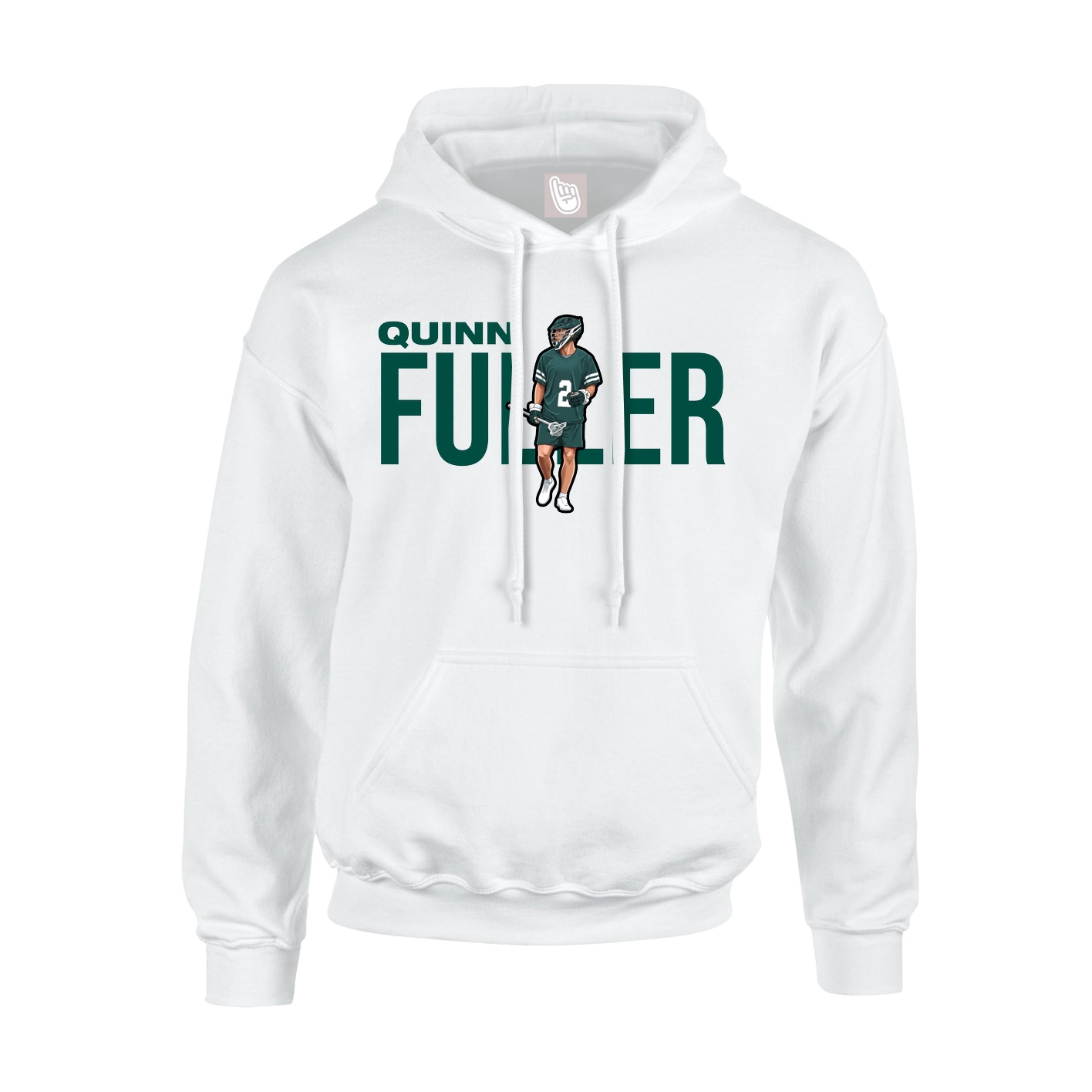 Hoodie — Player Name in White