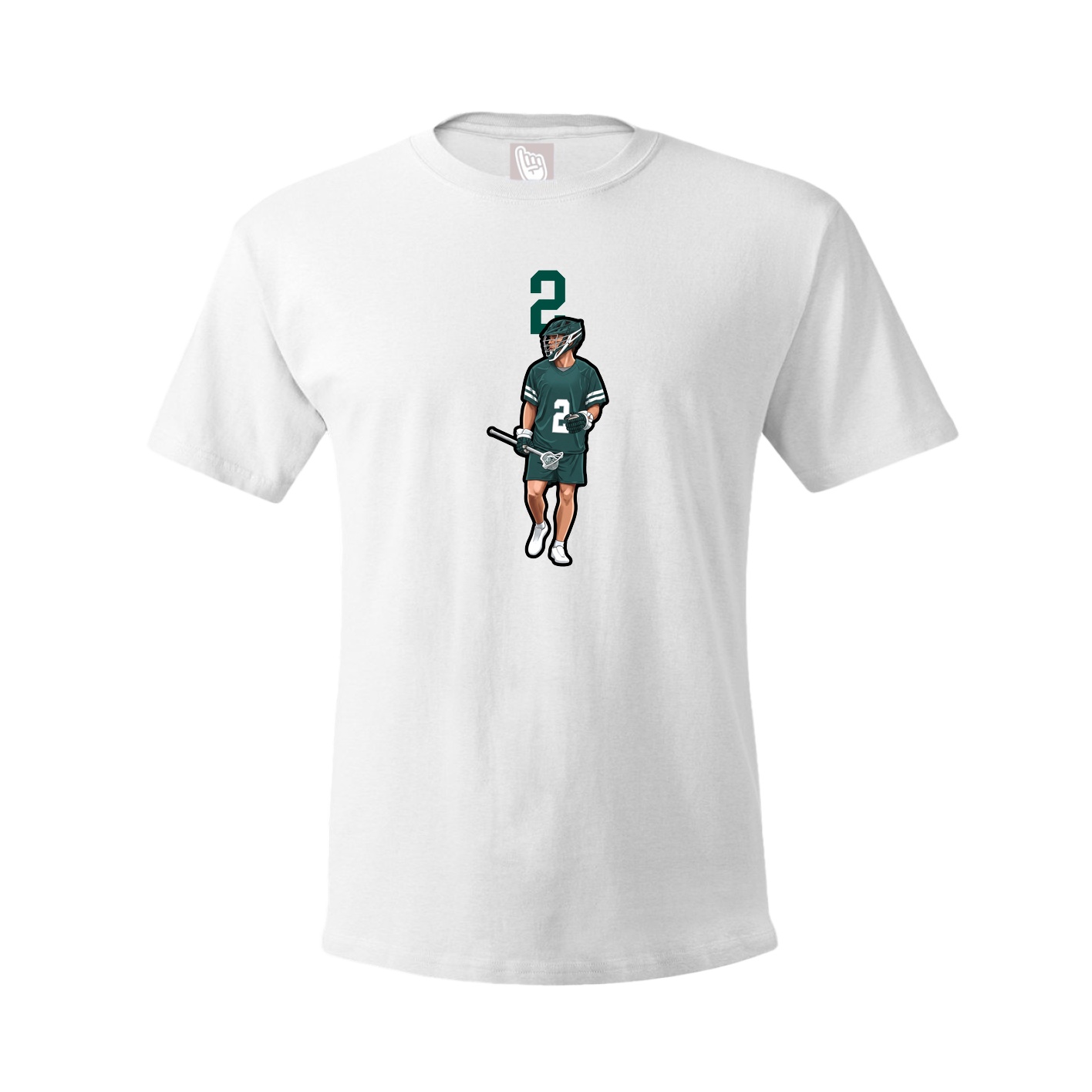 Tee — Number Top in White