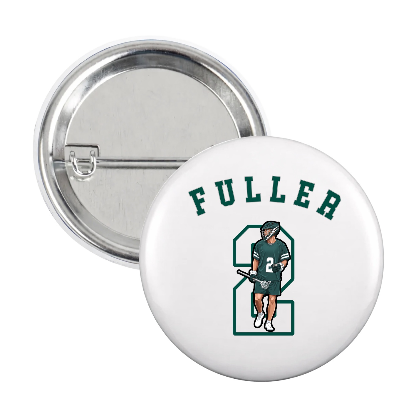 Game Day Button — Shirsey Arch in White