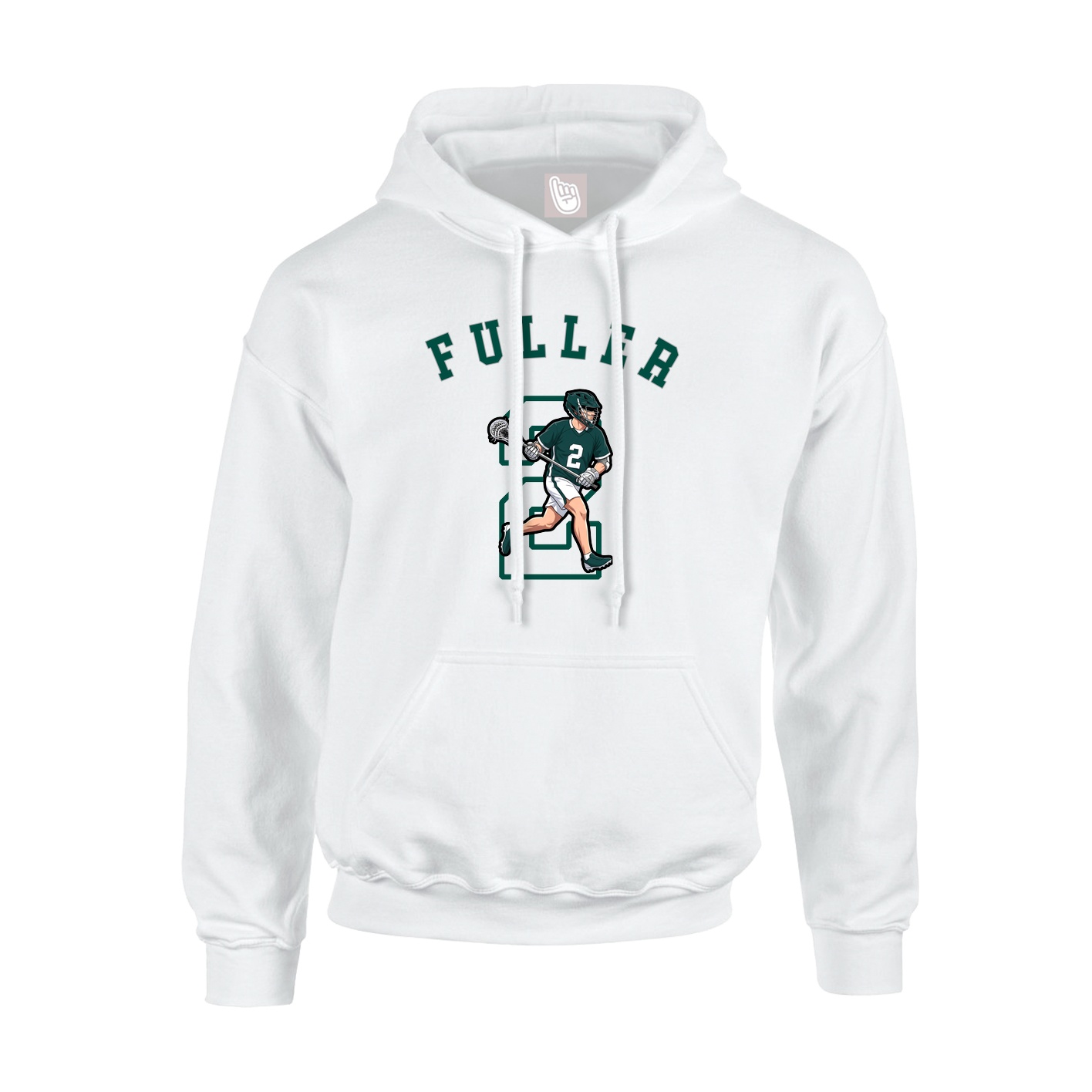 Youth Hoodie — Shirsey Arch in White