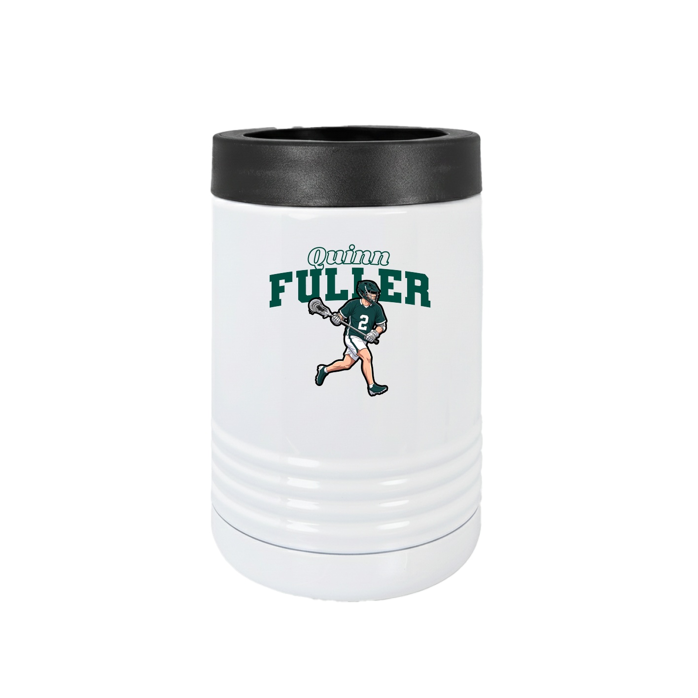 Beverage Holder — Name Arch in White