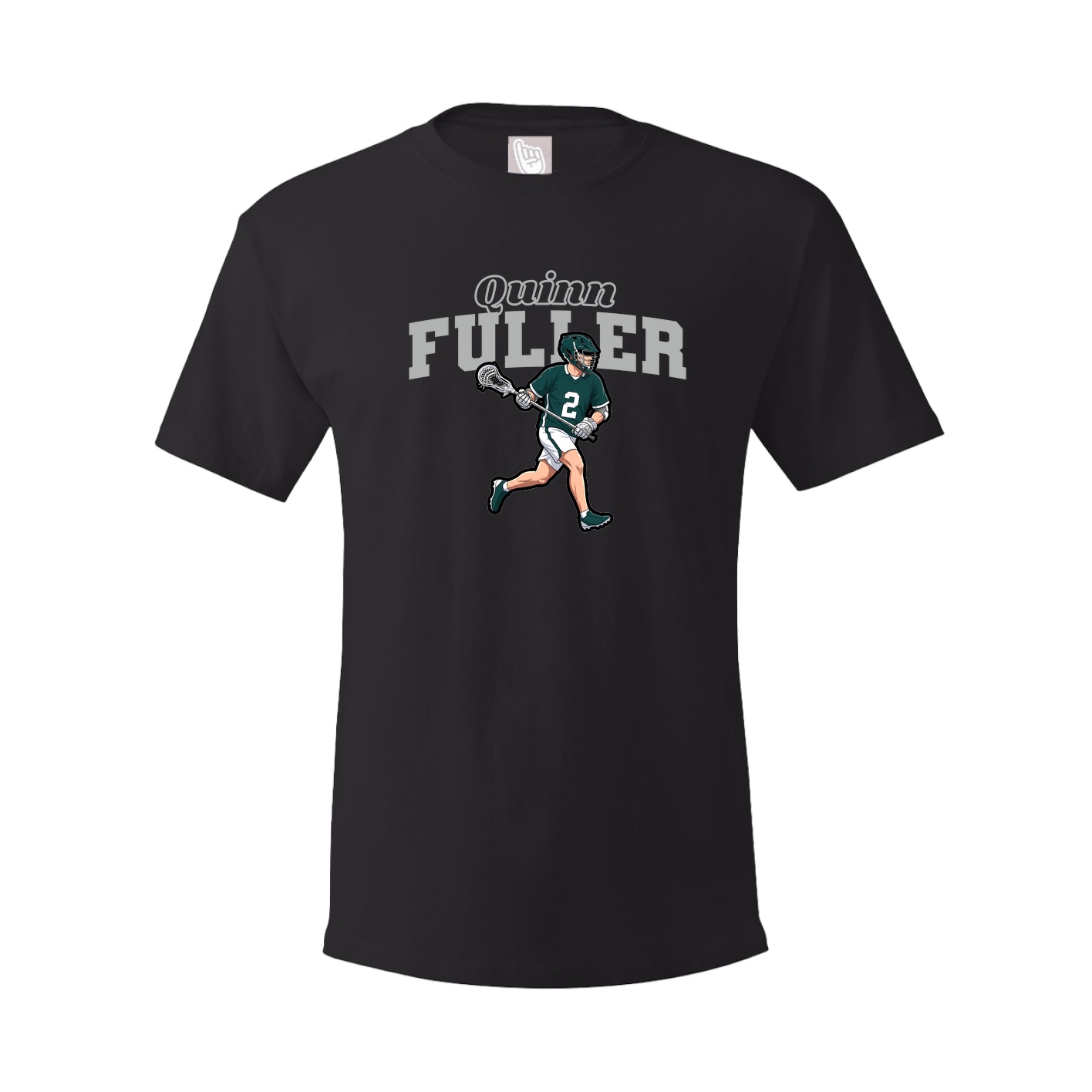 Youth Tee — Name Arch in Black