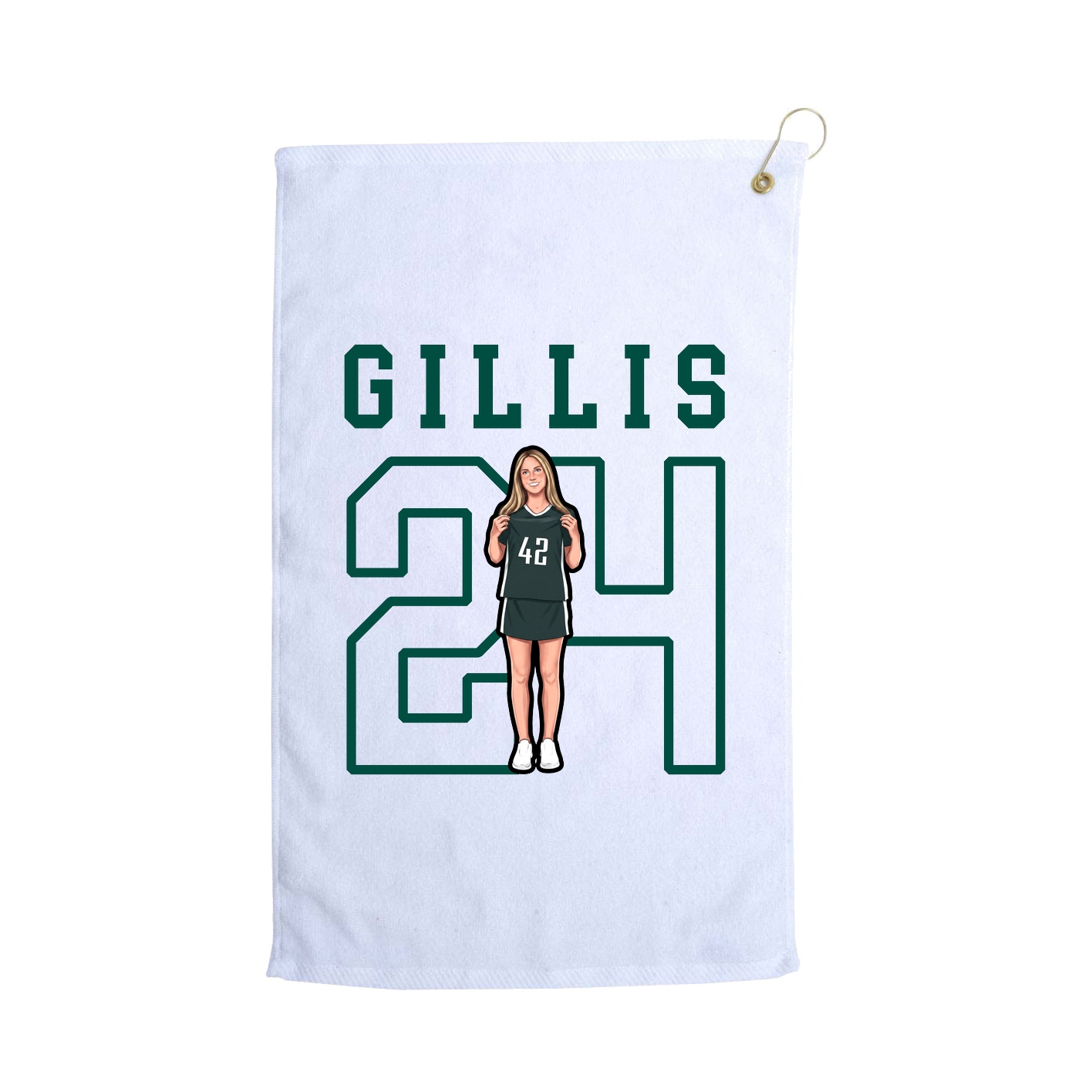 Golf Towel — Shirsey in White