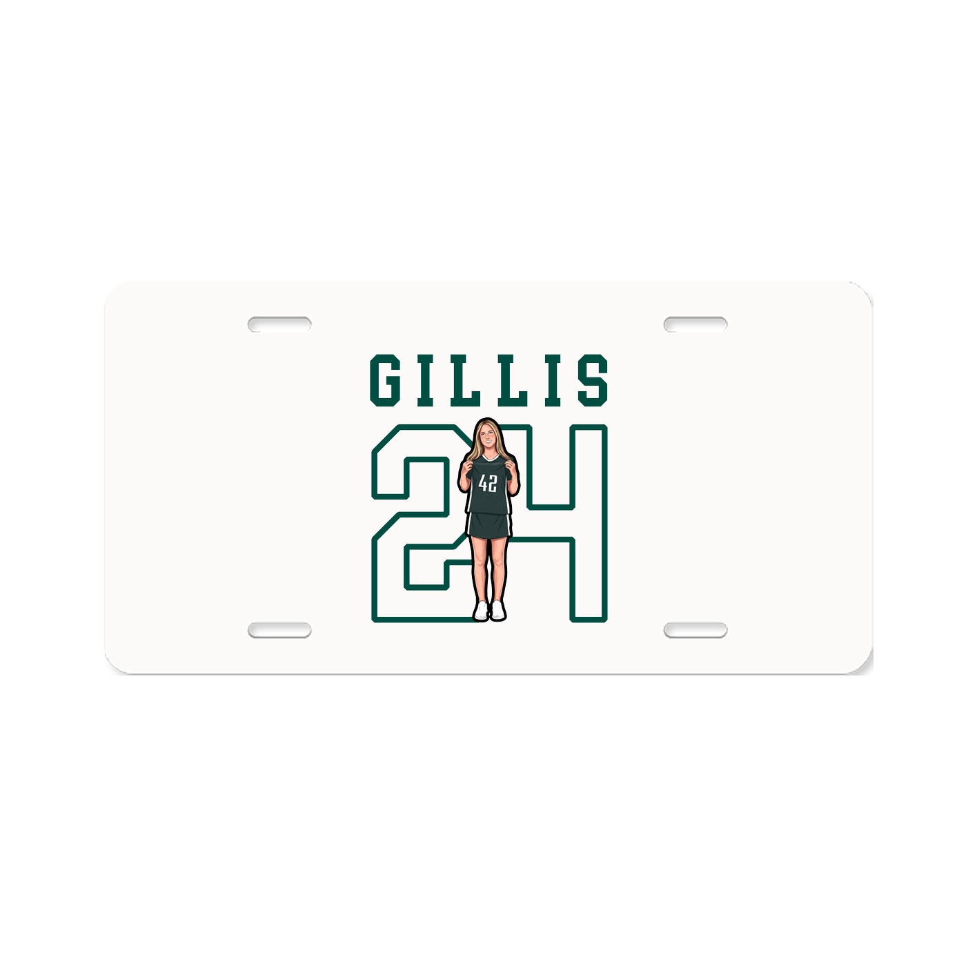 License Plate — Shirsey in Classic