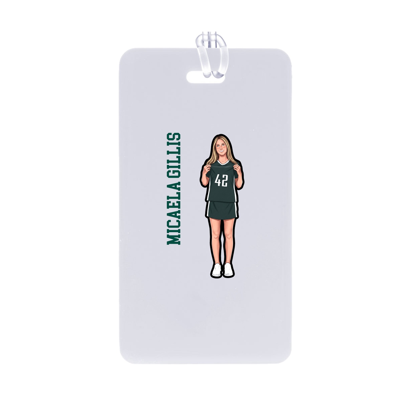 Bag Tag — Name Vertical in Classic