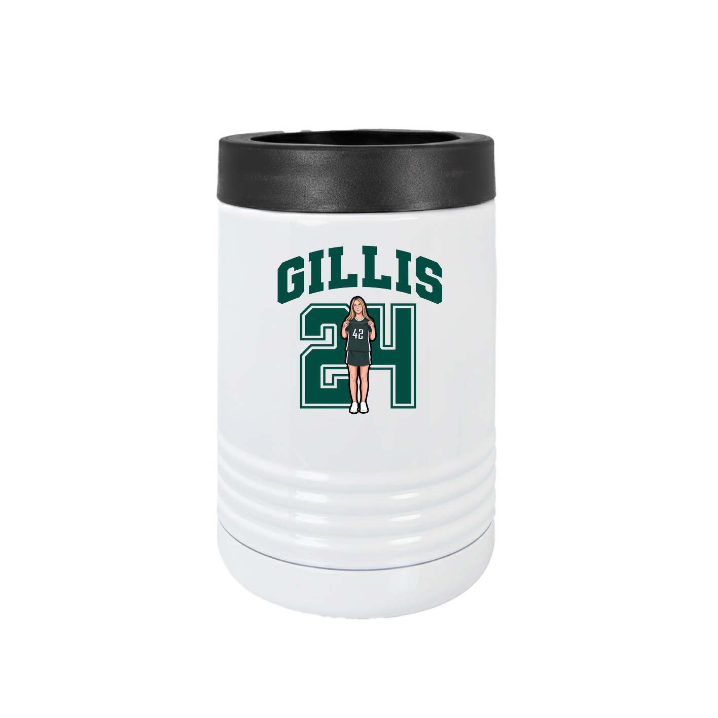 Beverage Holder — Number in White