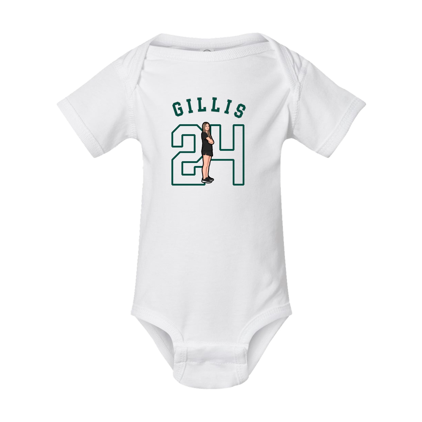 Baby Onesie — Shirsey Arch in White