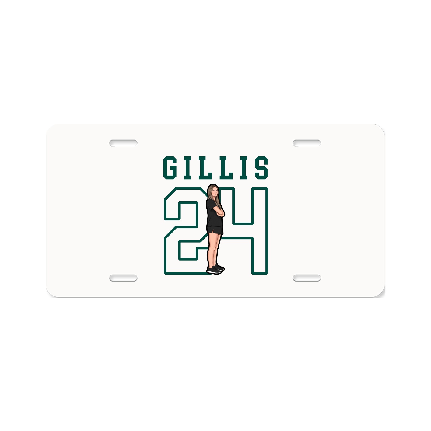 License Plate — Shirsey in Classic