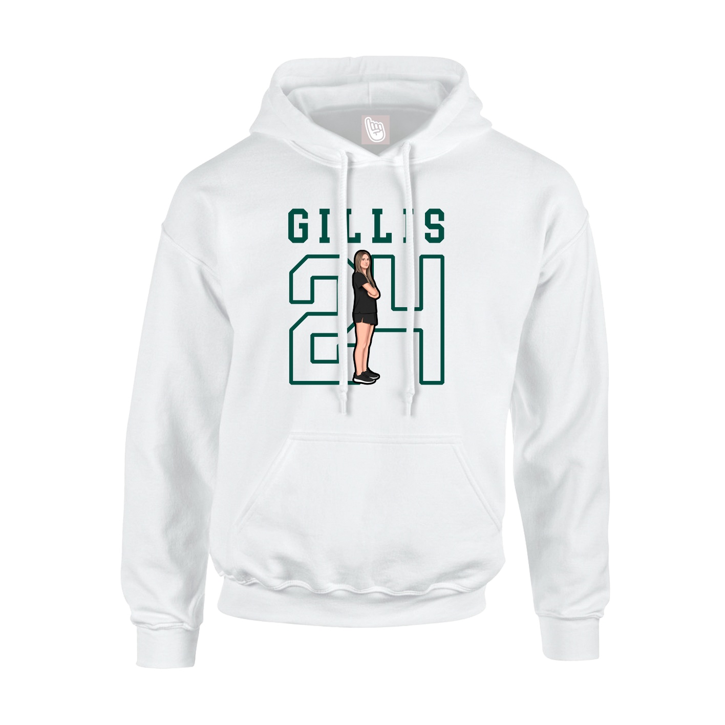Youth Hoodie — Shirsey in White