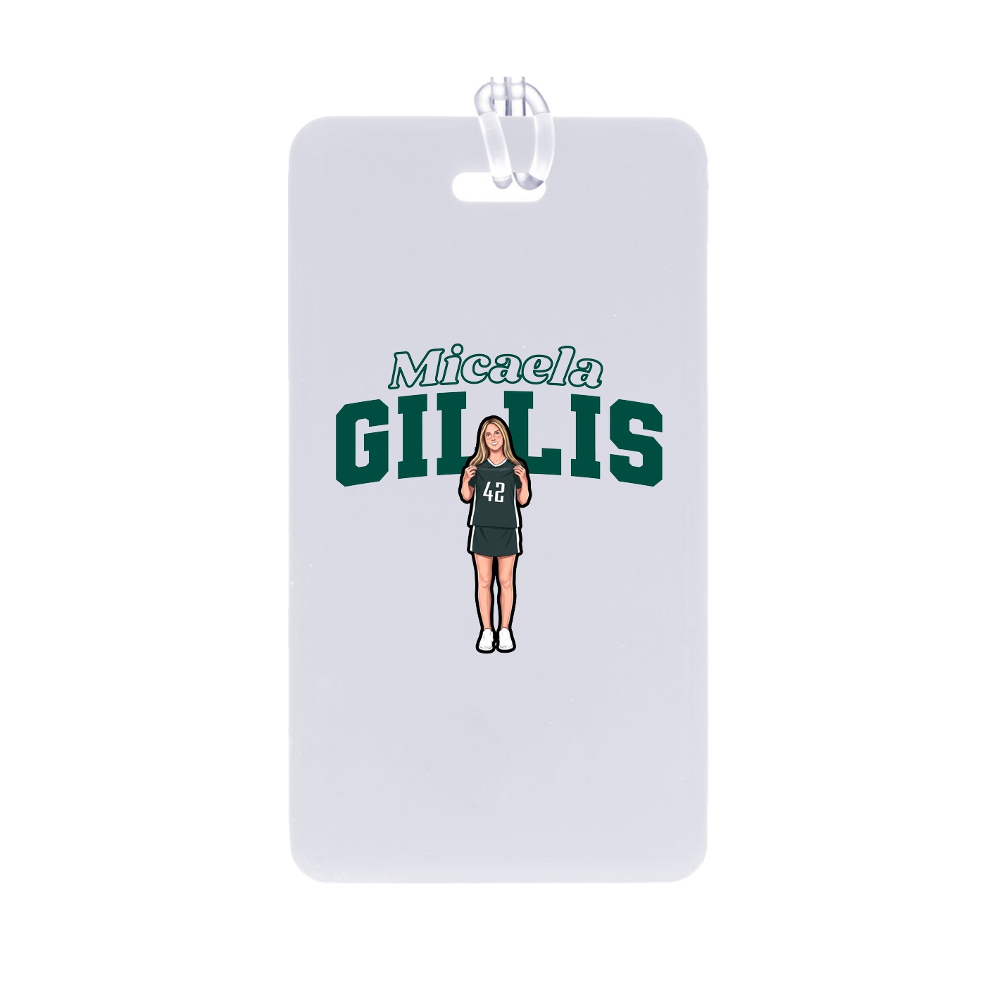 Bag Tag — Name Arch in Classic