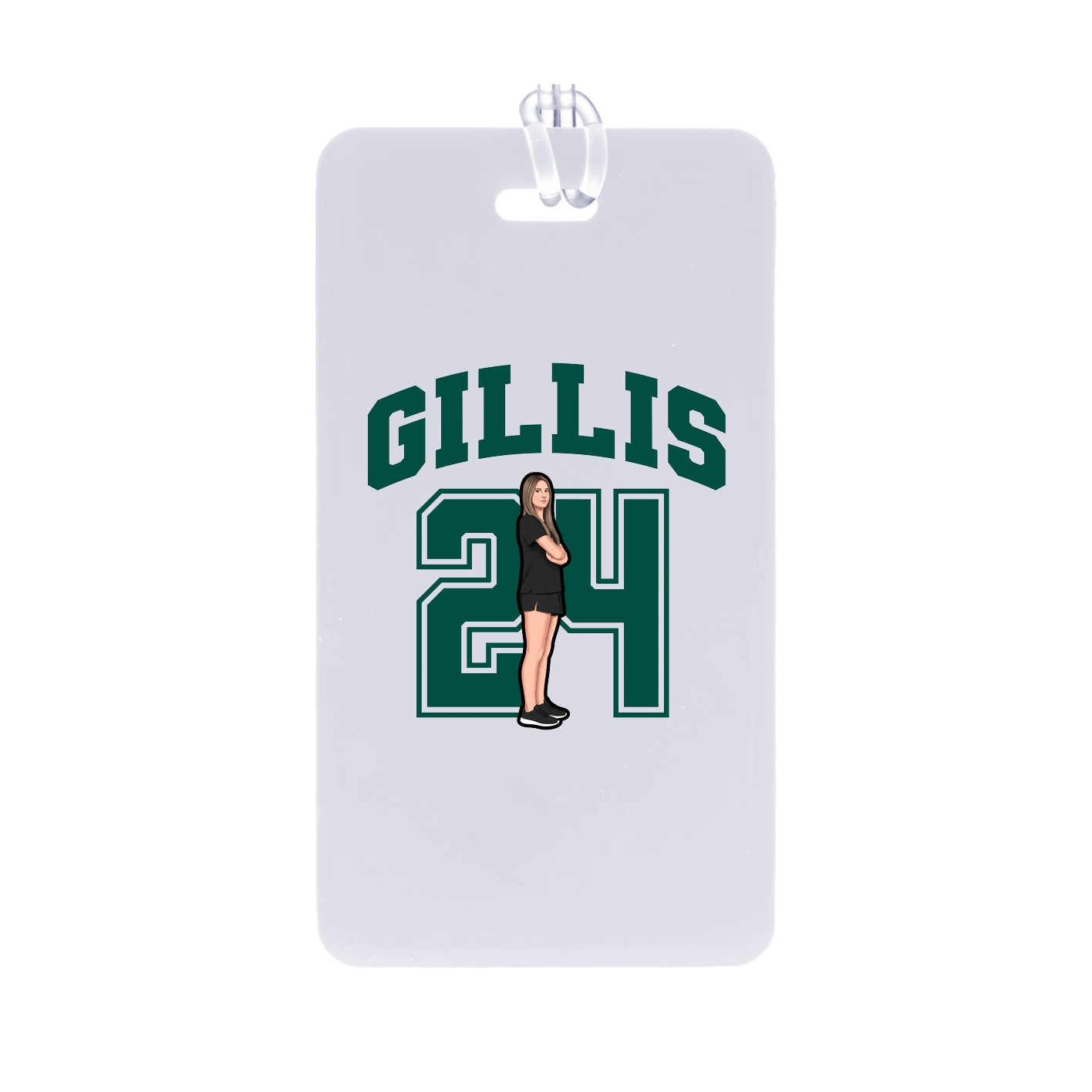 Bag Tag — Number in Classic