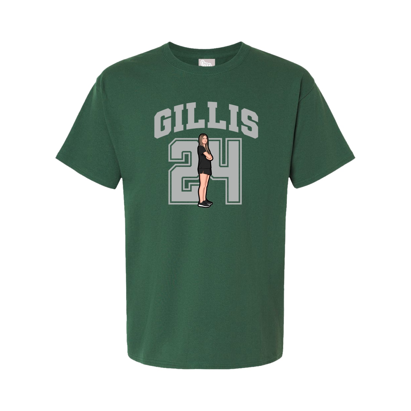Tee — Number in Green