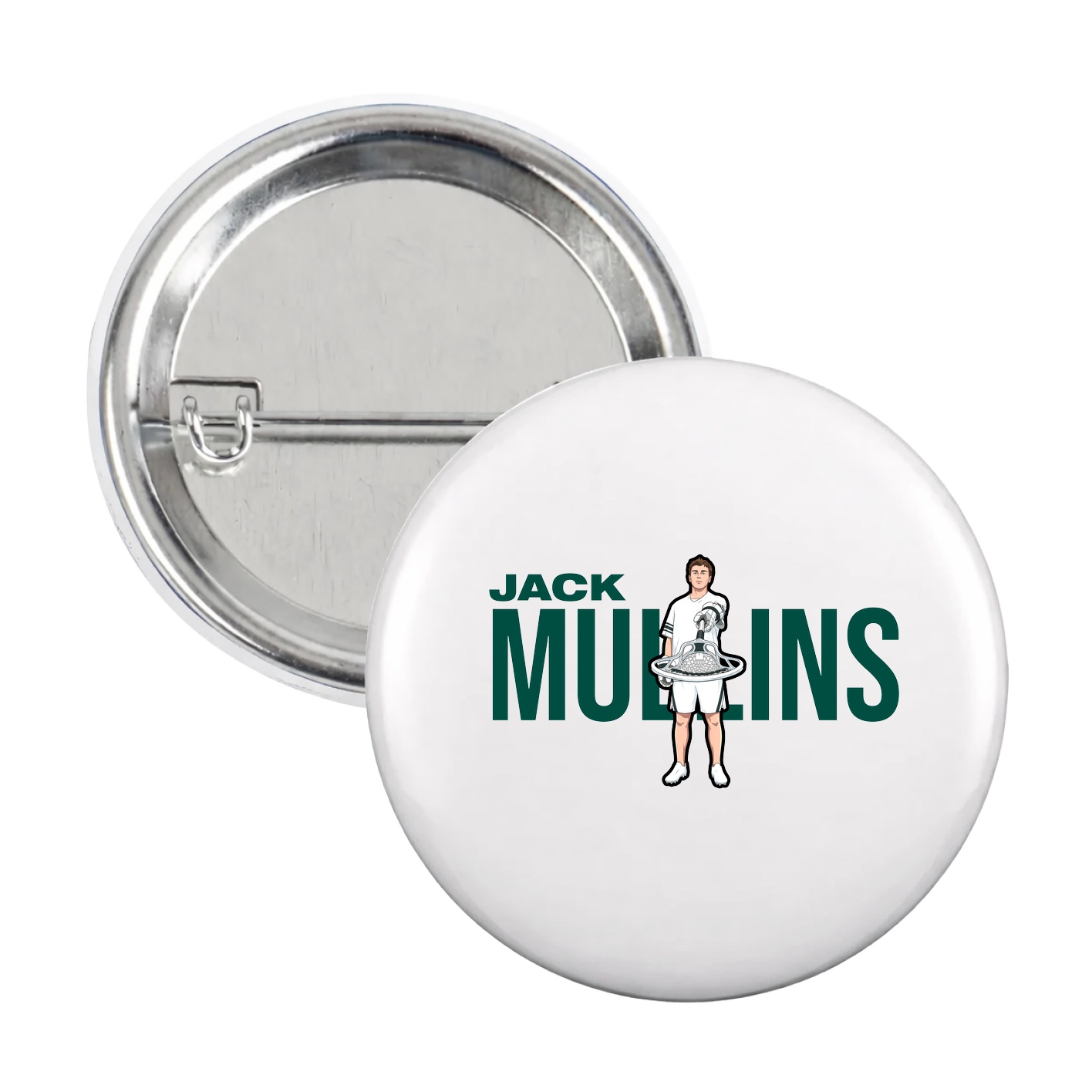 Game Day Button — Player Name in White