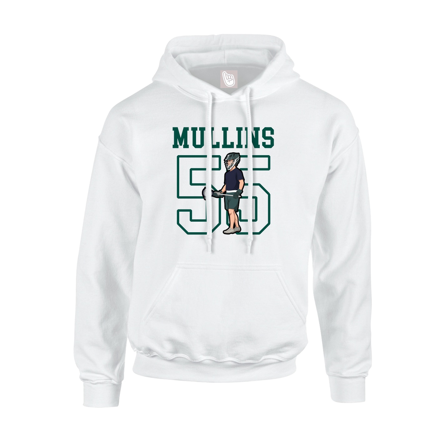 Hoodie — Shirsey in White
