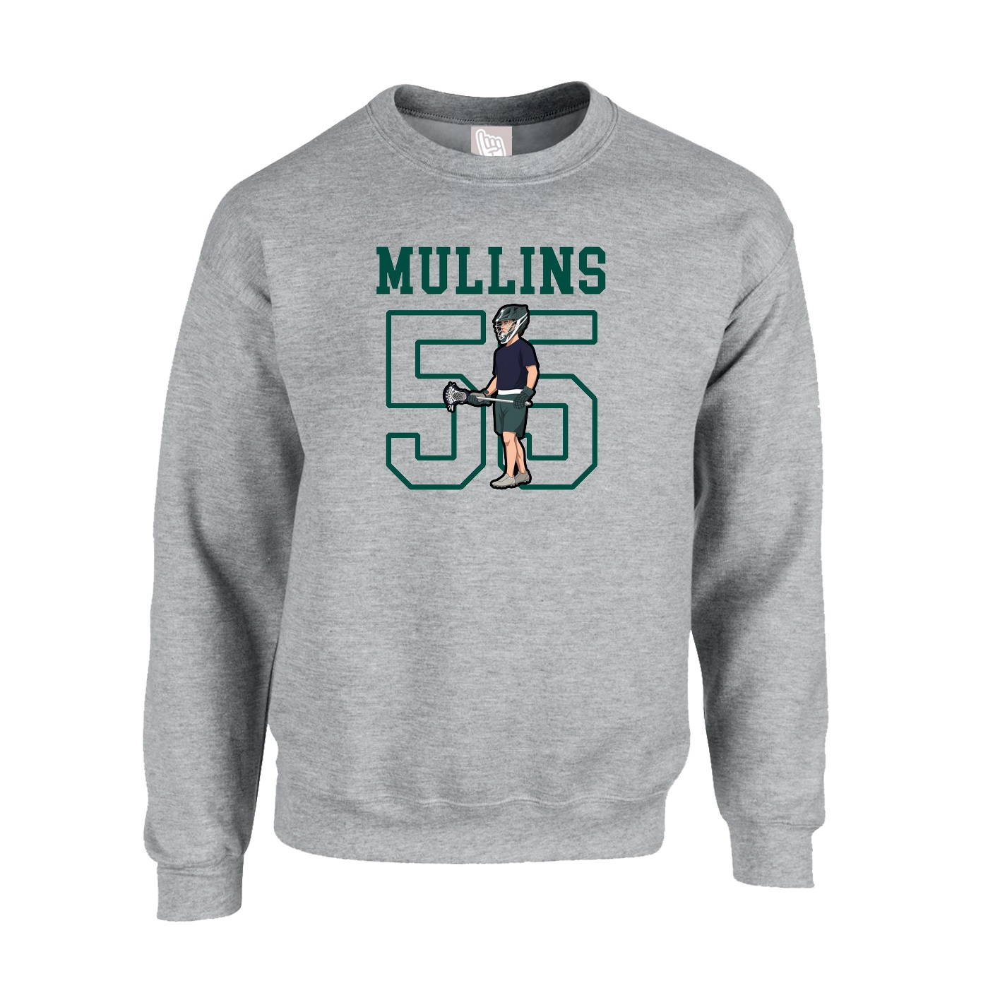 Fleece Crew — Shirsey in Grey