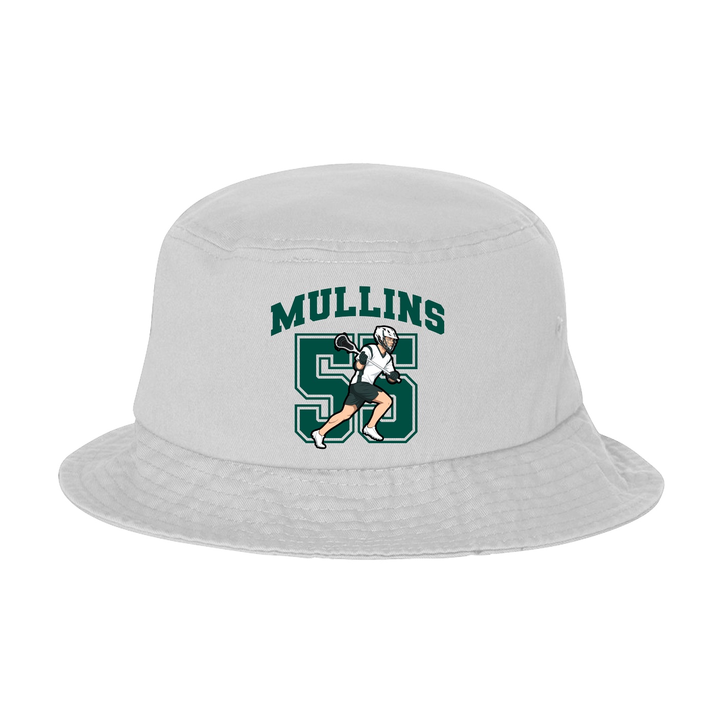 Bucket Cap — Number in White