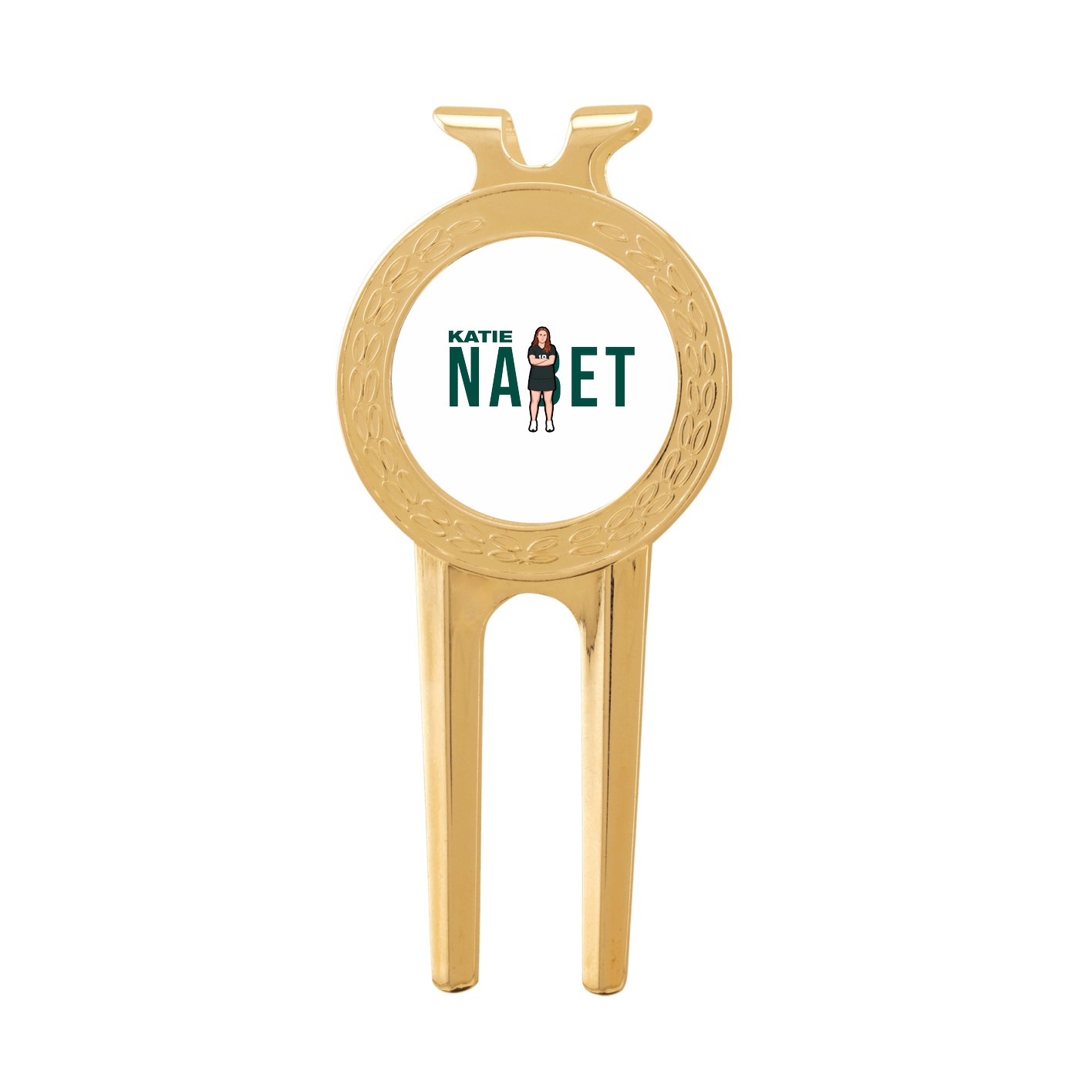 Divot Tool with Ball Marker — Player Name in Classic