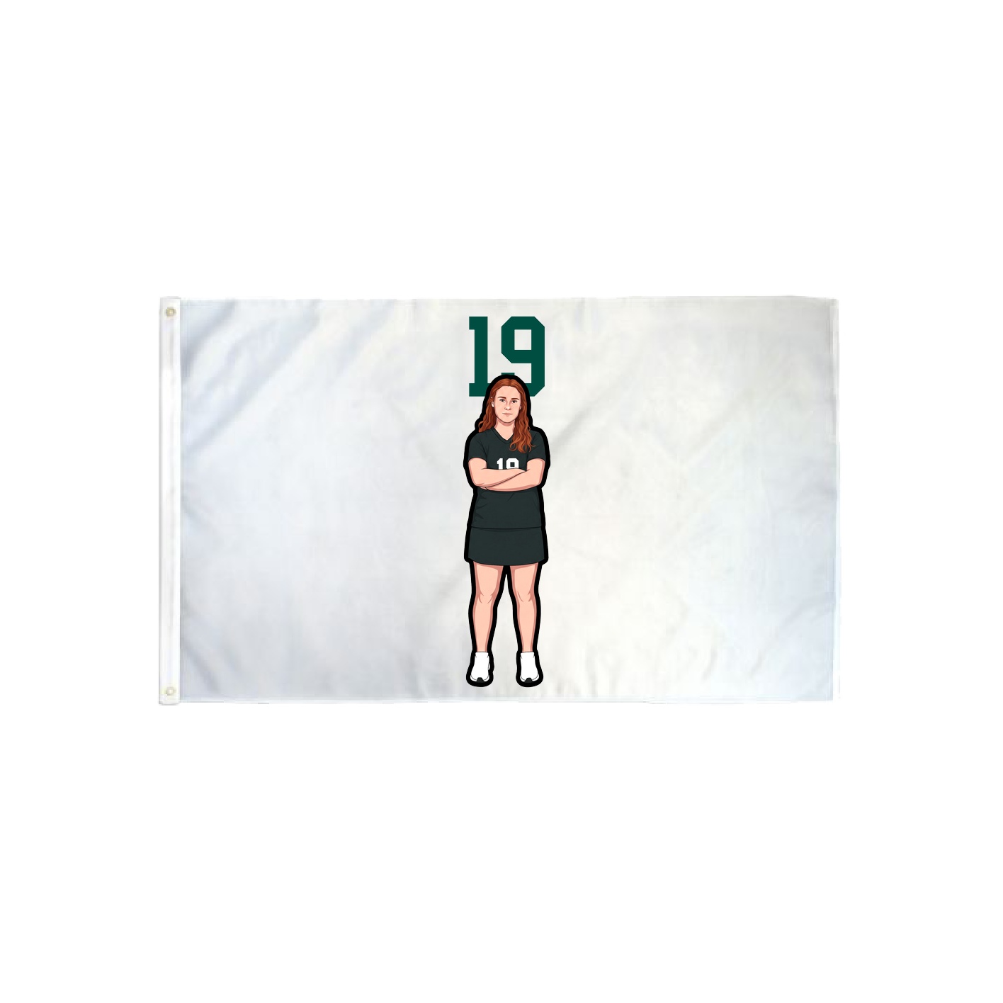 3x5 Flag — Number Top in Classic