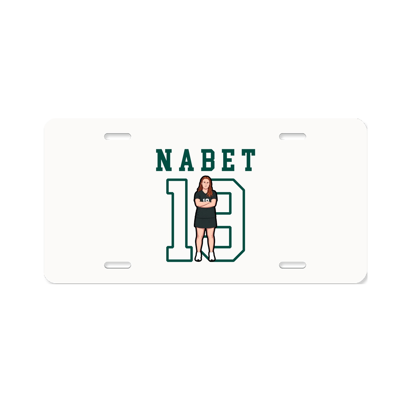 License Plate — Shirsey in Classic