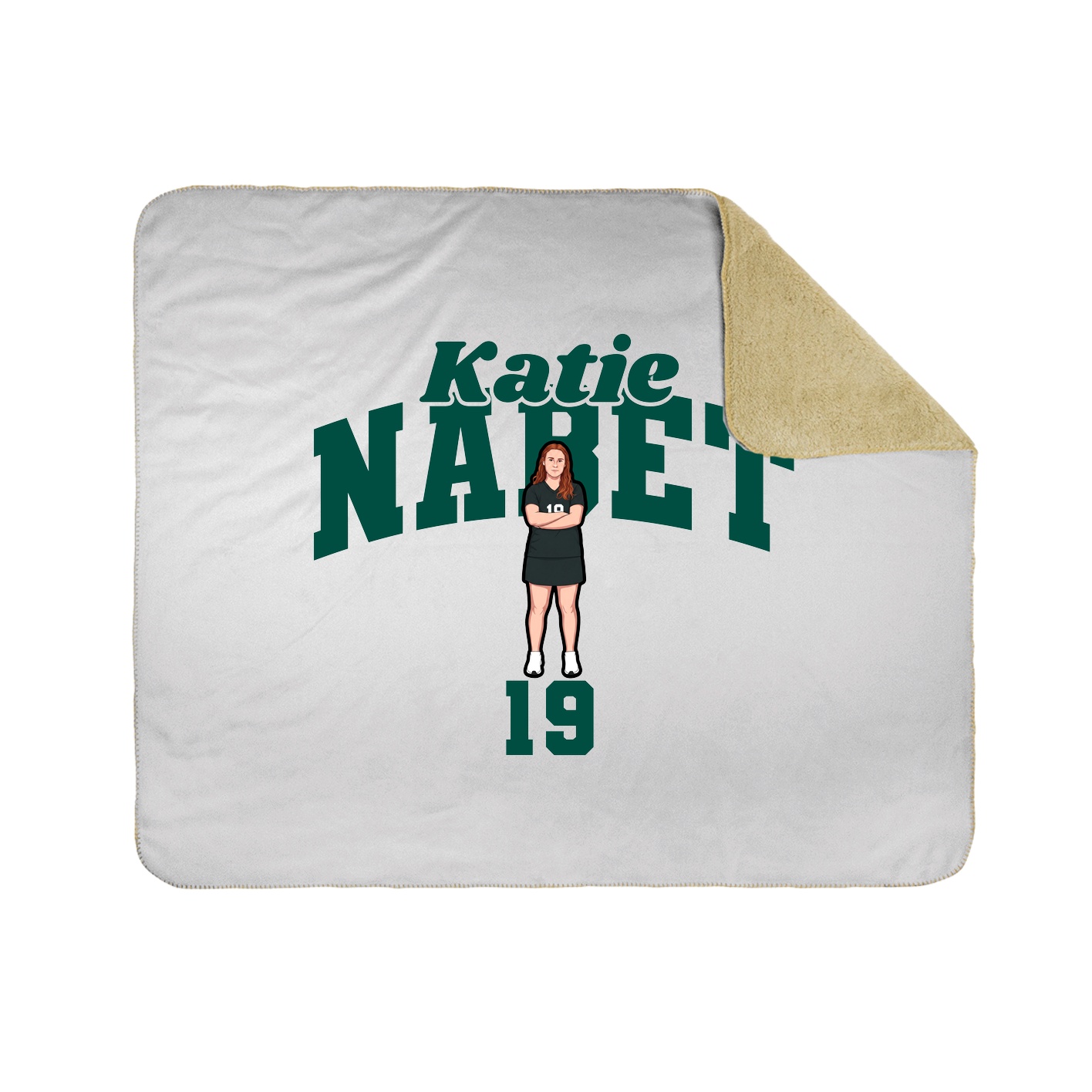 Throw Blanket — Signature Arch in White