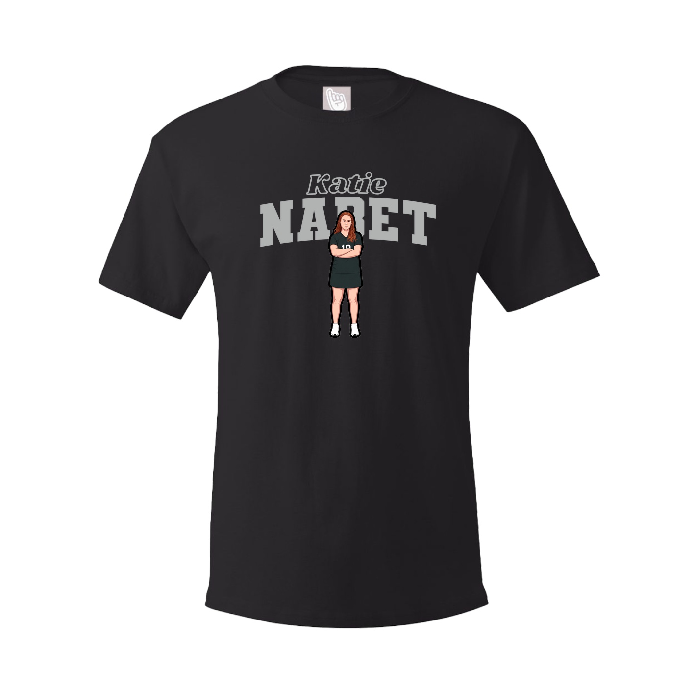 Youth Tee — Name Arch in Black