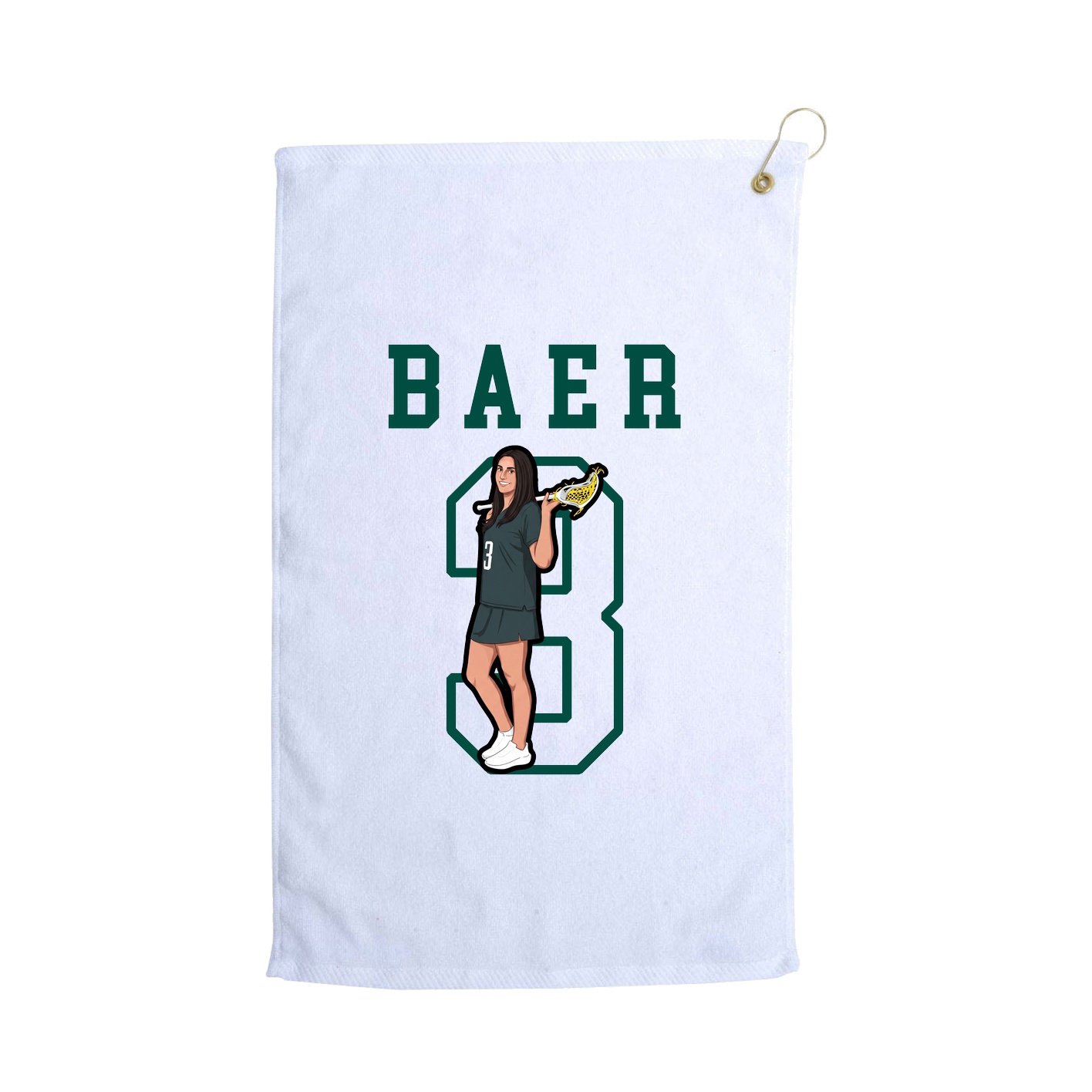 Golf Towel — Shirsey in White