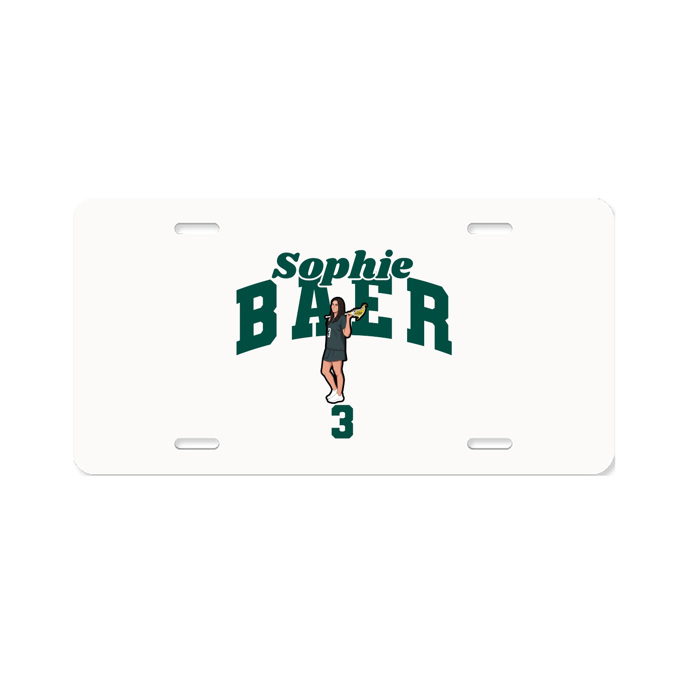 License Plate — Signature Arch in Classic