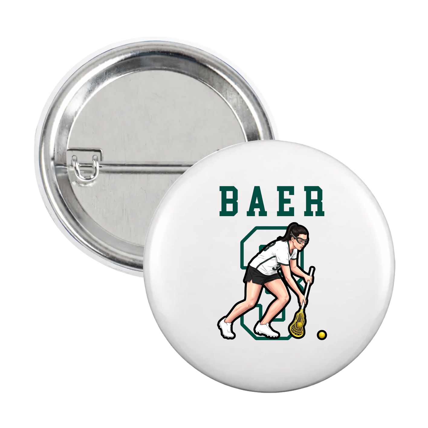Game Day Button — Shirsey in White