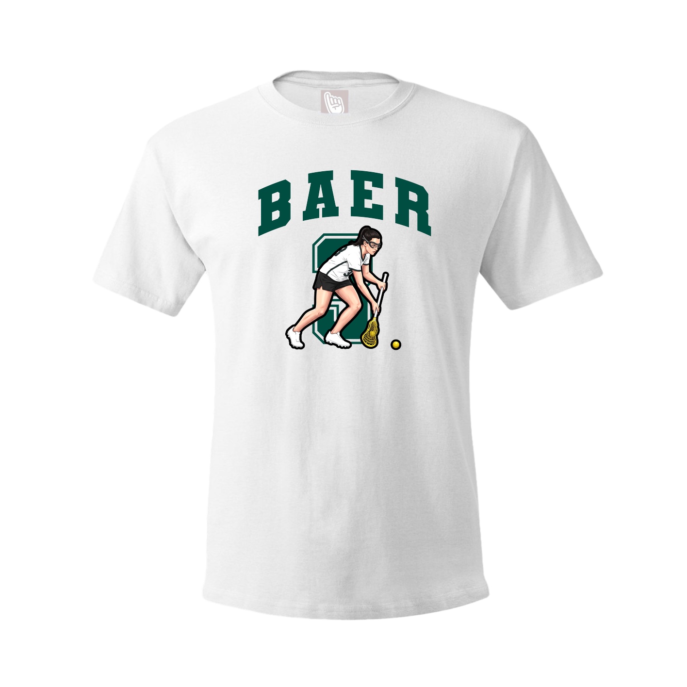 Tee — Number in White