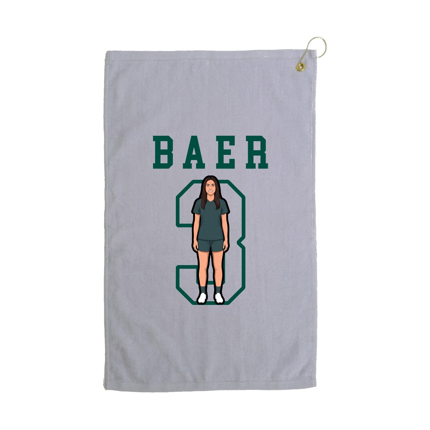 Golf Towel — Shirsey in Grey
