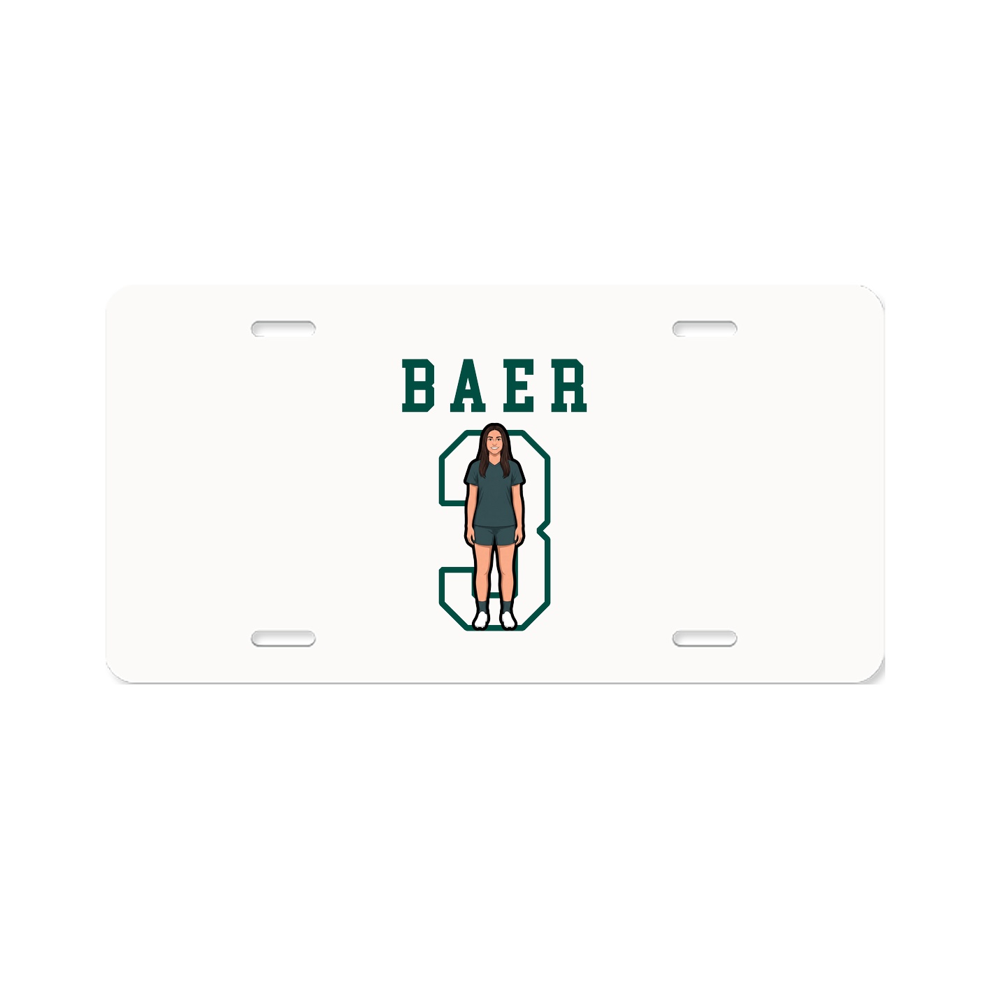License Plate — Shirsey in Classic